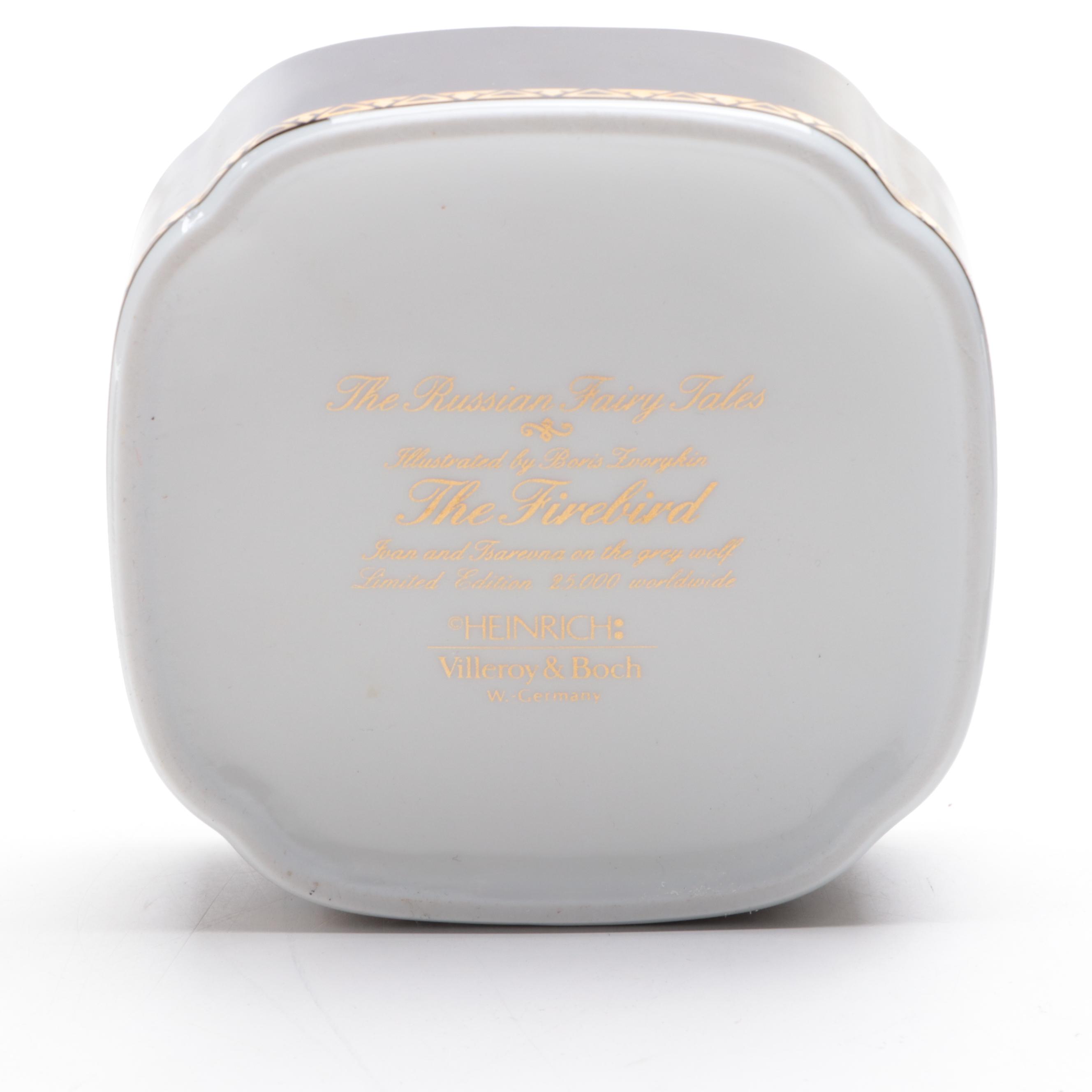 Villeroy & Boch Russian Folktale Stein, Box, Franklin Mint Porcelain
