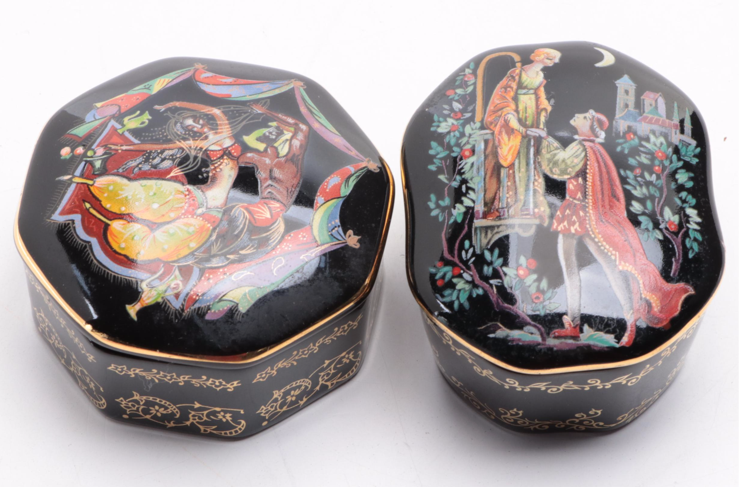 Villeroy & Boch Russian Folktale Stein, Box, Franklin Mint Porcelain