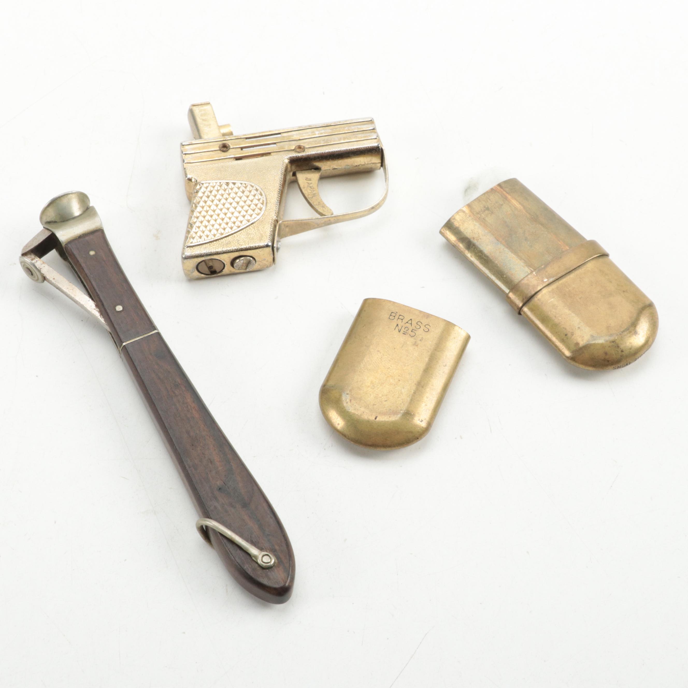 Zippo Lighters, Trench Lighter, Maltese Cross Pins, Pipe Tool and More EBTH