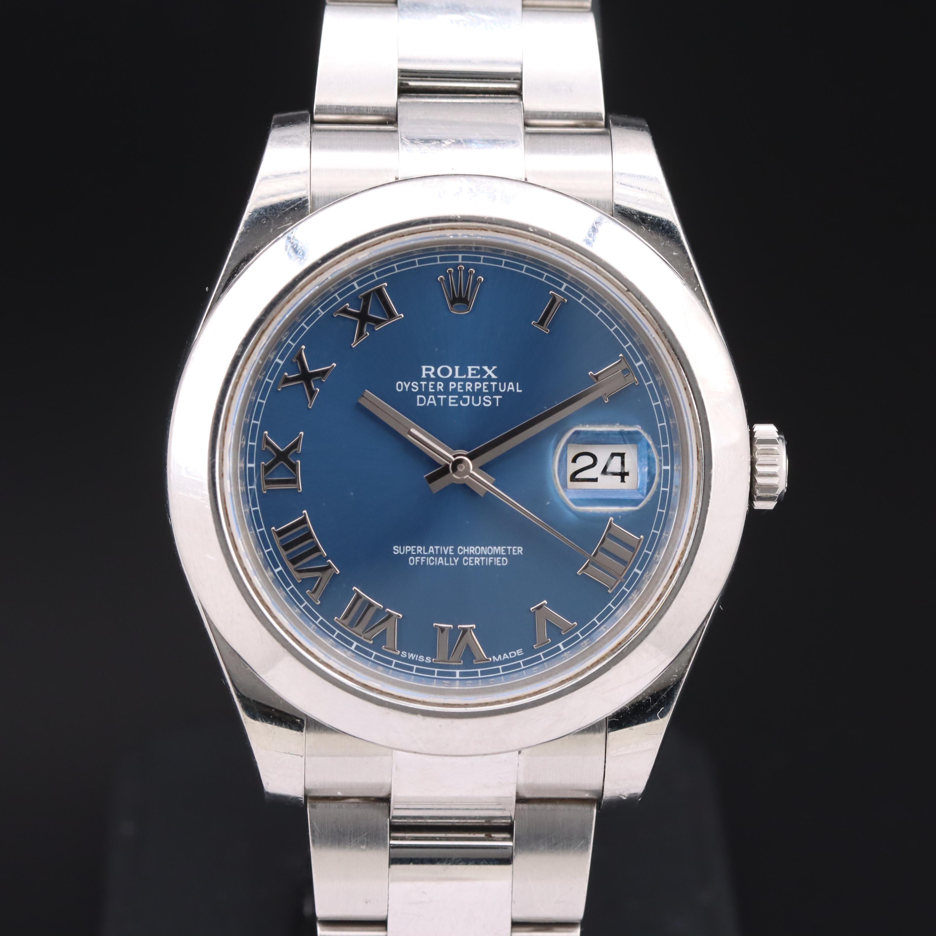 Rolex Oyster Perpetual Datejust Wristwatch EBTH