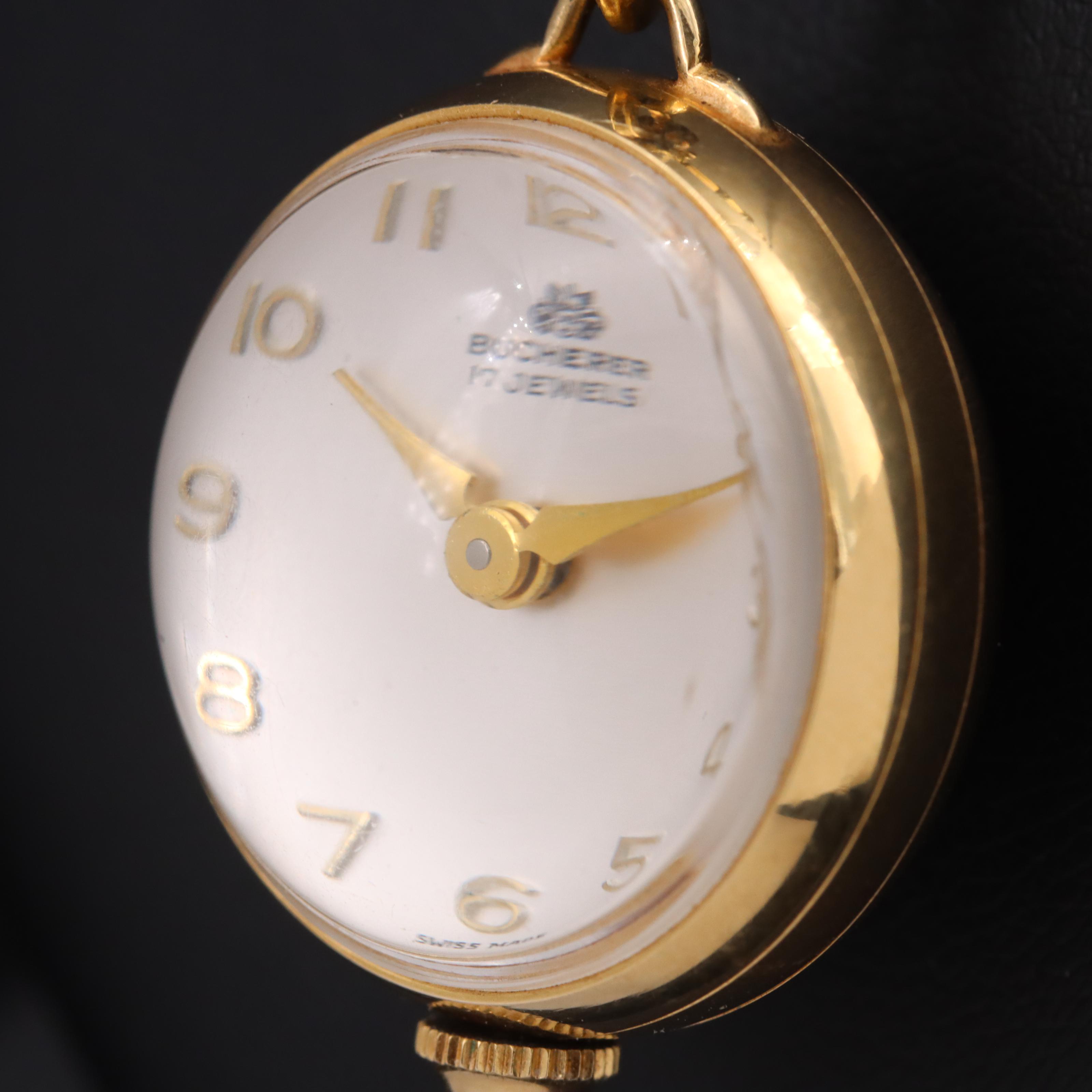 18K Bucherer HandWind Pendant Watch EBTH
