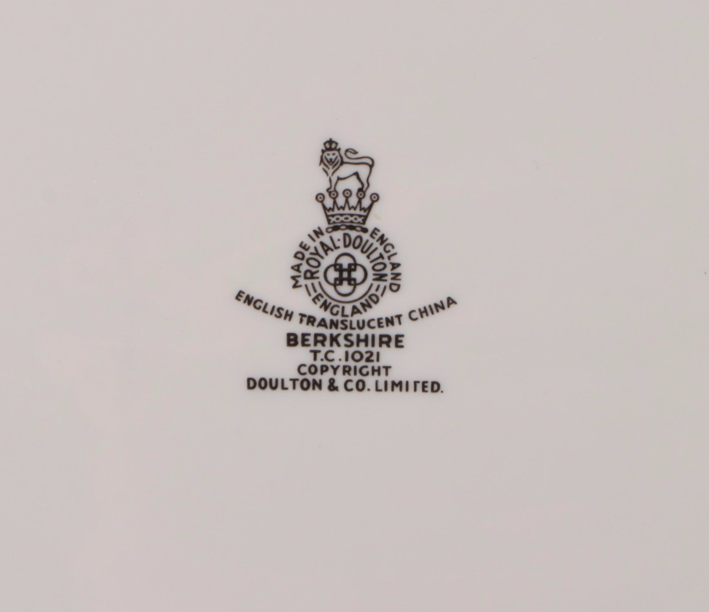 Royal Doulton "Berkshire" Bone China Serveware and Tableware, 19651998