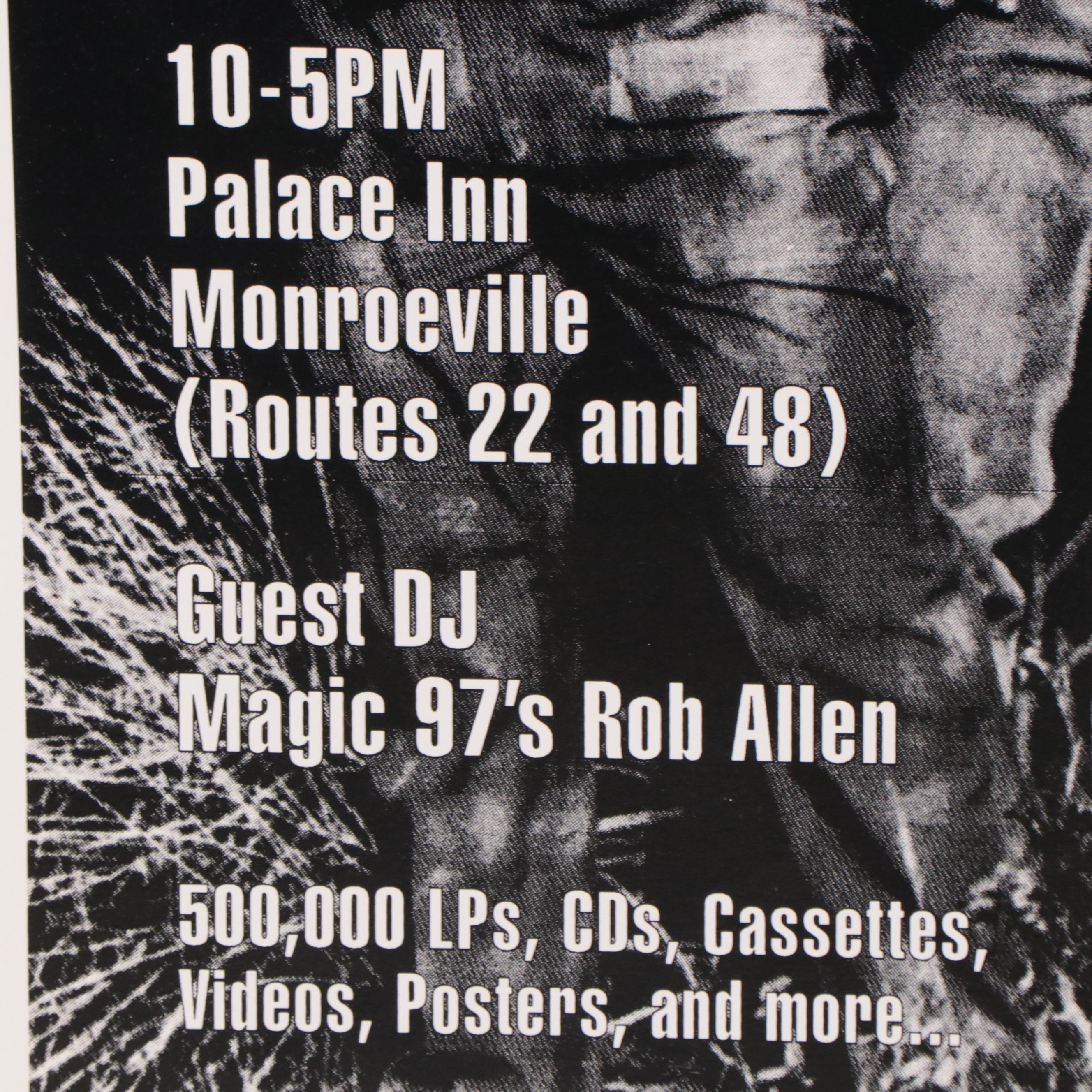 ZZ Top Commemorative Pittsburgh Rock 'N Roll Expo Poster EBTH