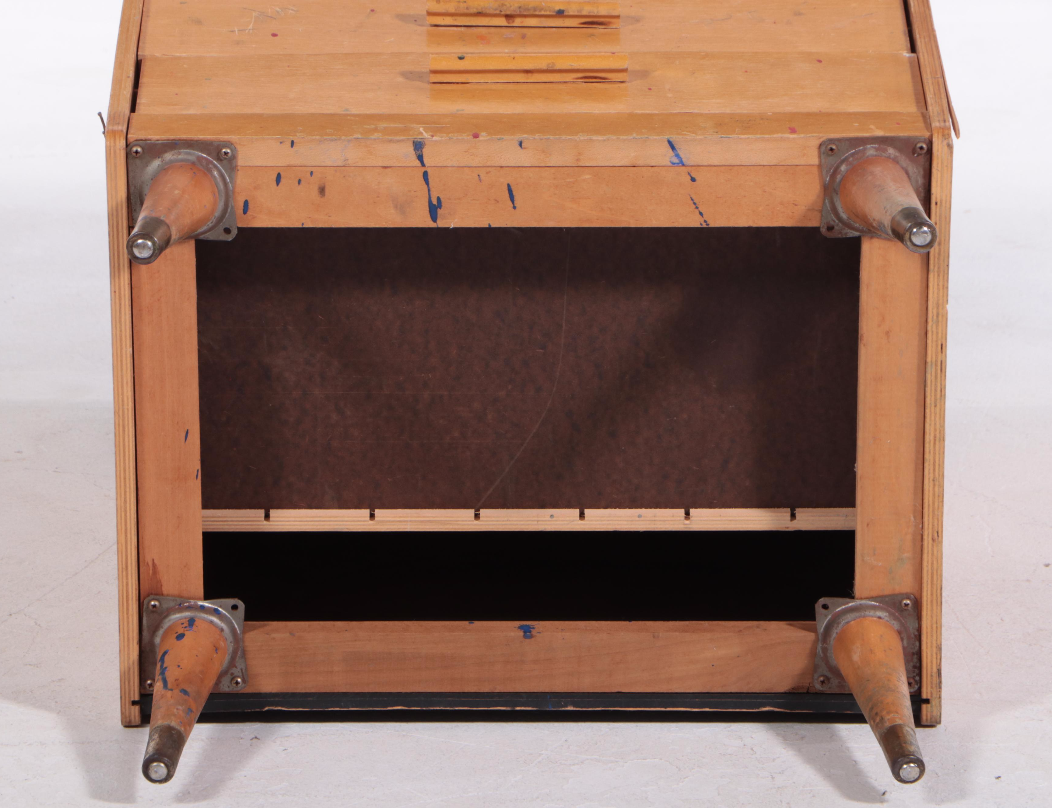 Mid Century Modern Laminated Maple SixDrawer Art Supply Chest EBTH
