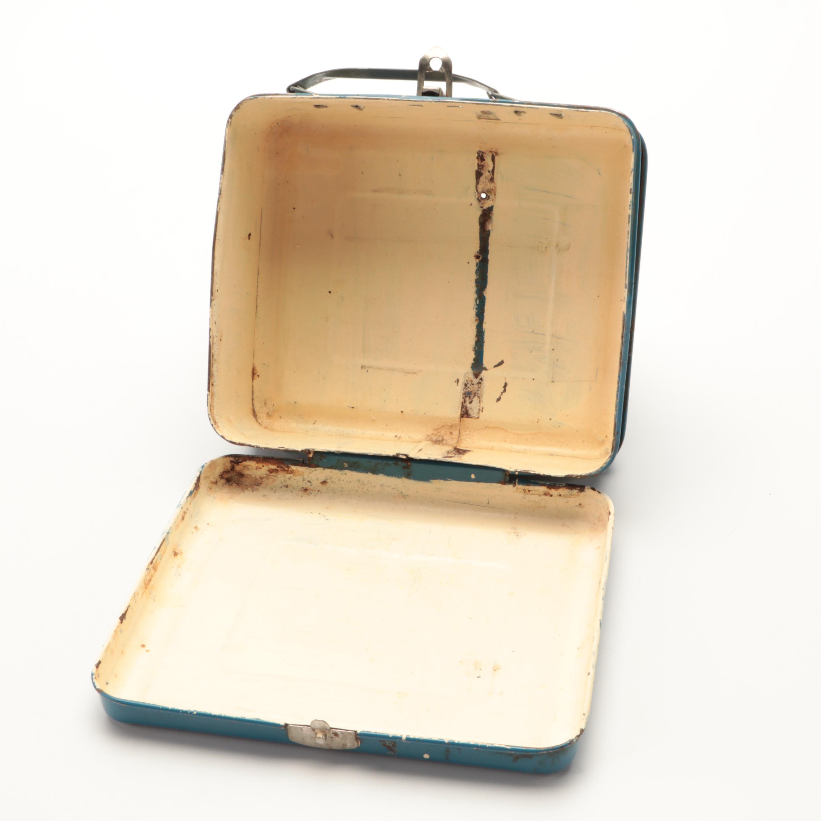 Aladdin Industries Hopalong Cassidy Steel Lunch Box with Thermoses EBTH