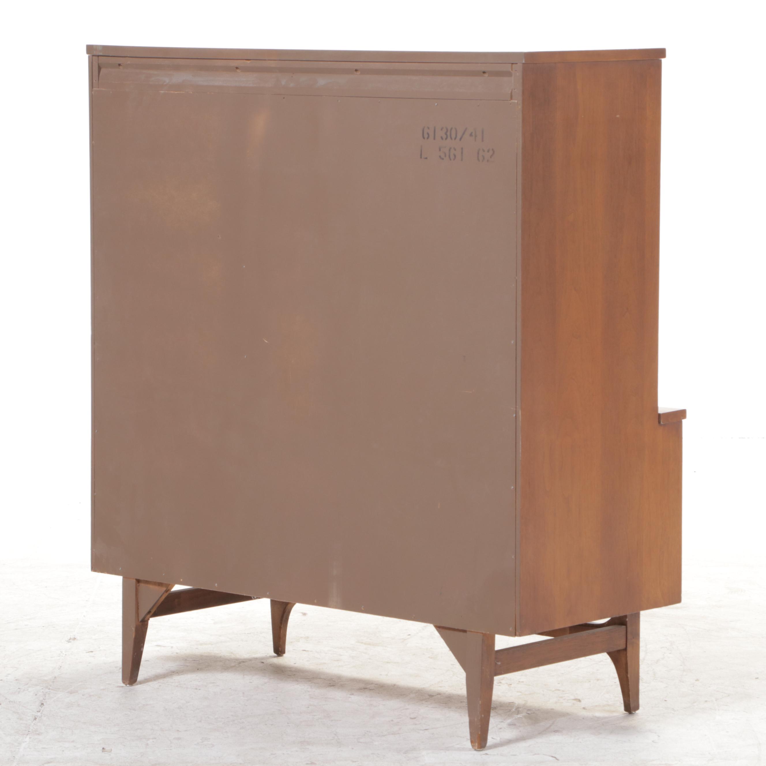 Broyhill "Brasilia" Mid Century Modern Walnut Clothes Press EBTH