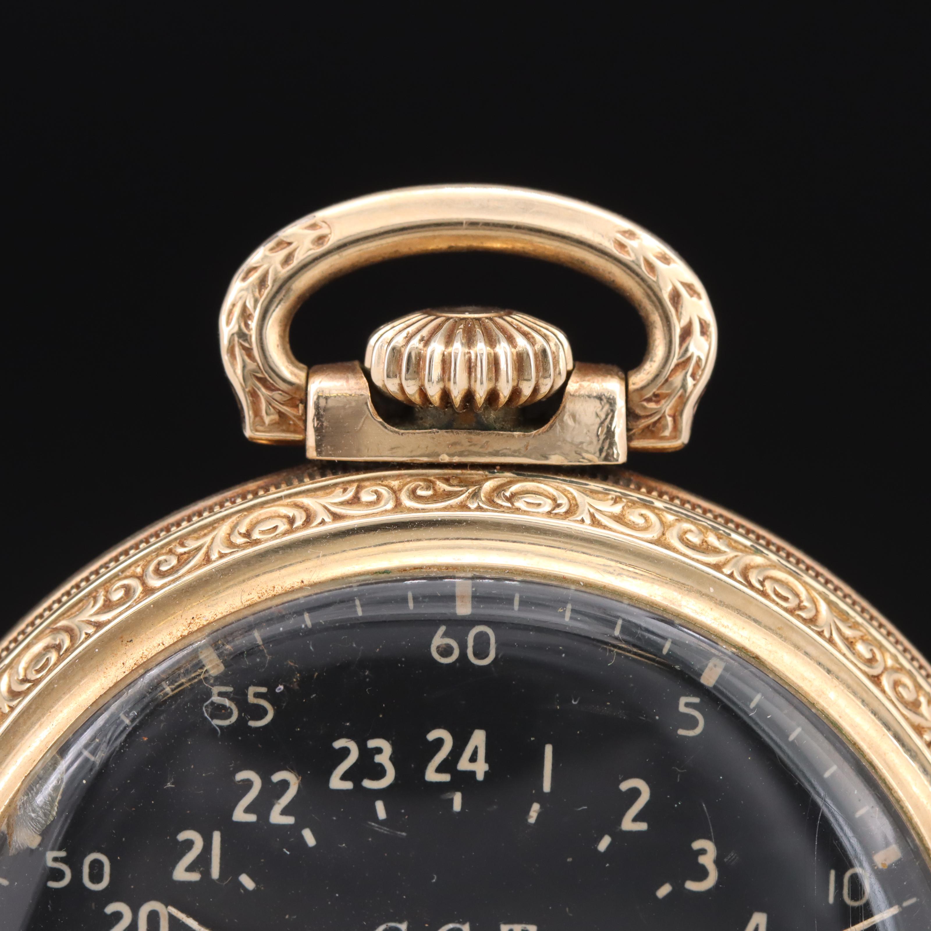 1944 Hamilton G.C.T. Military Pocket Watch EBTH