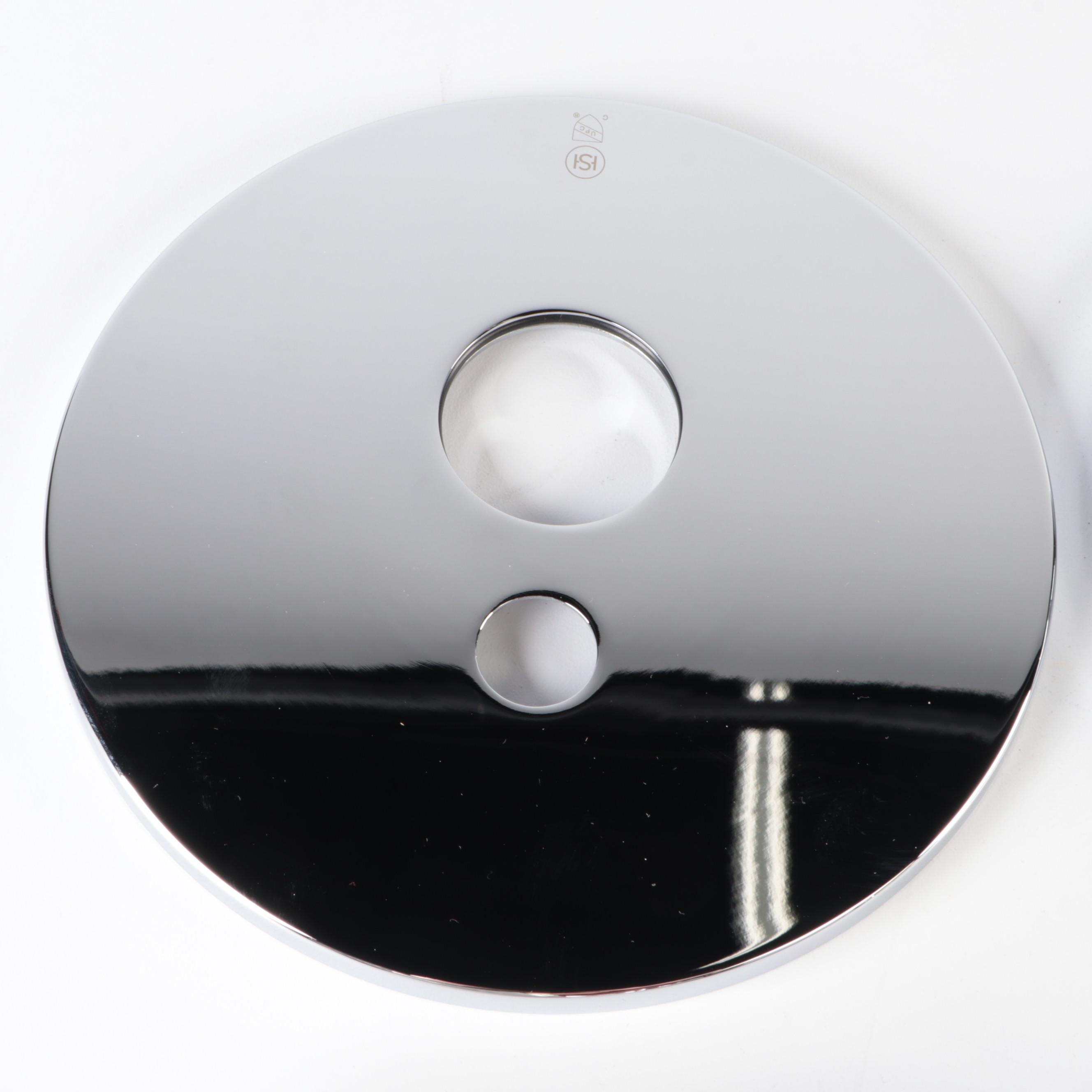 Chrome Finish Shower System with Rainfall Shower Head, Hand Shower, and