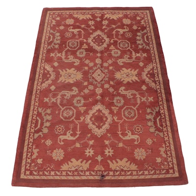 5'2 x 8' Hand-Tufted Persian Style Area Rug