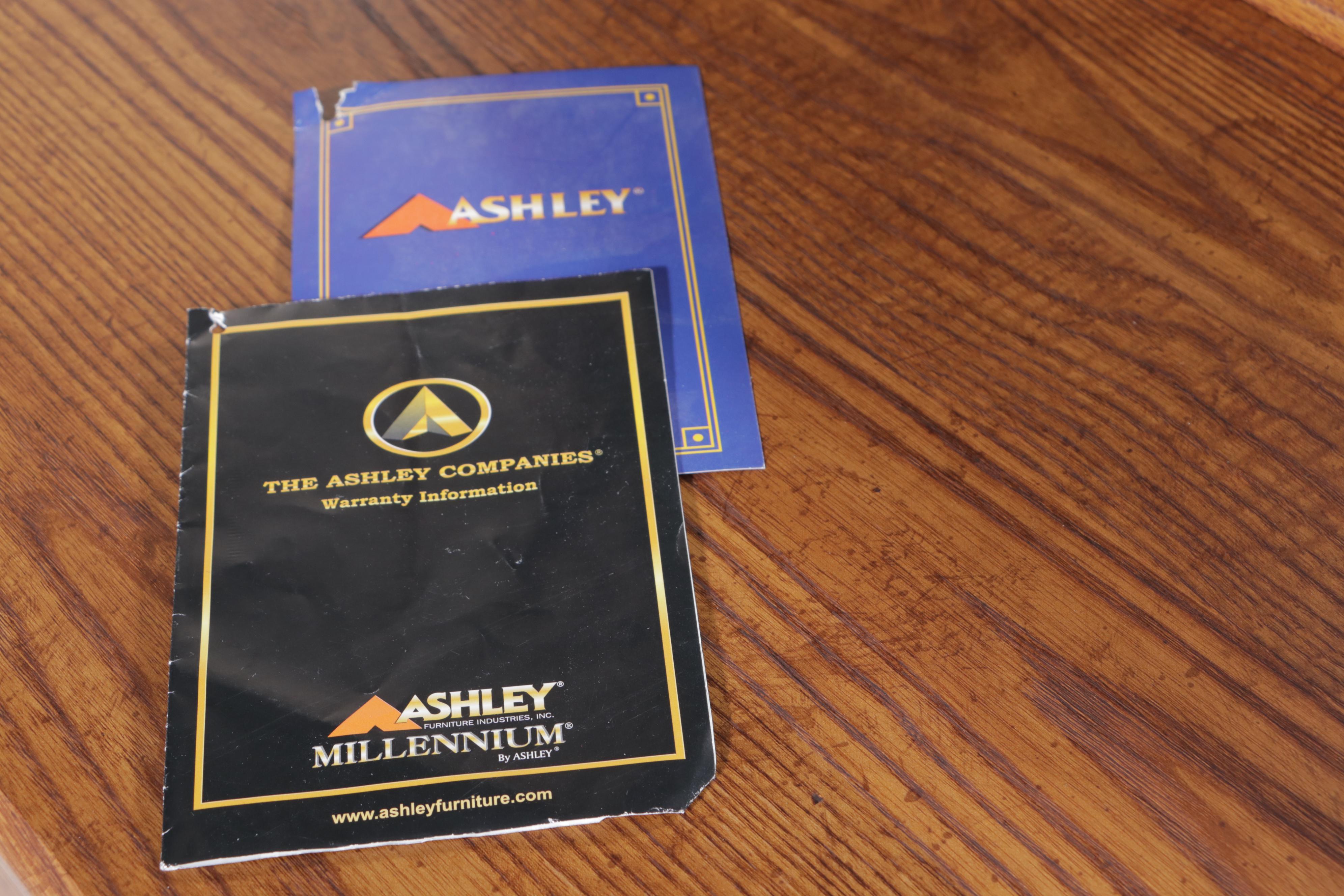 Ashley Furniture OakGrained Laminate SixDrawer Dresser EBTH