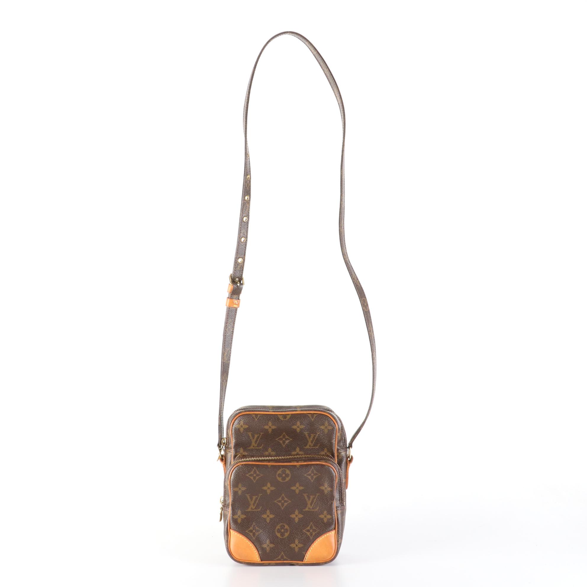 Louis Vuitton Amazone Crossbody Bag in Monogram Canvas and Vachetta