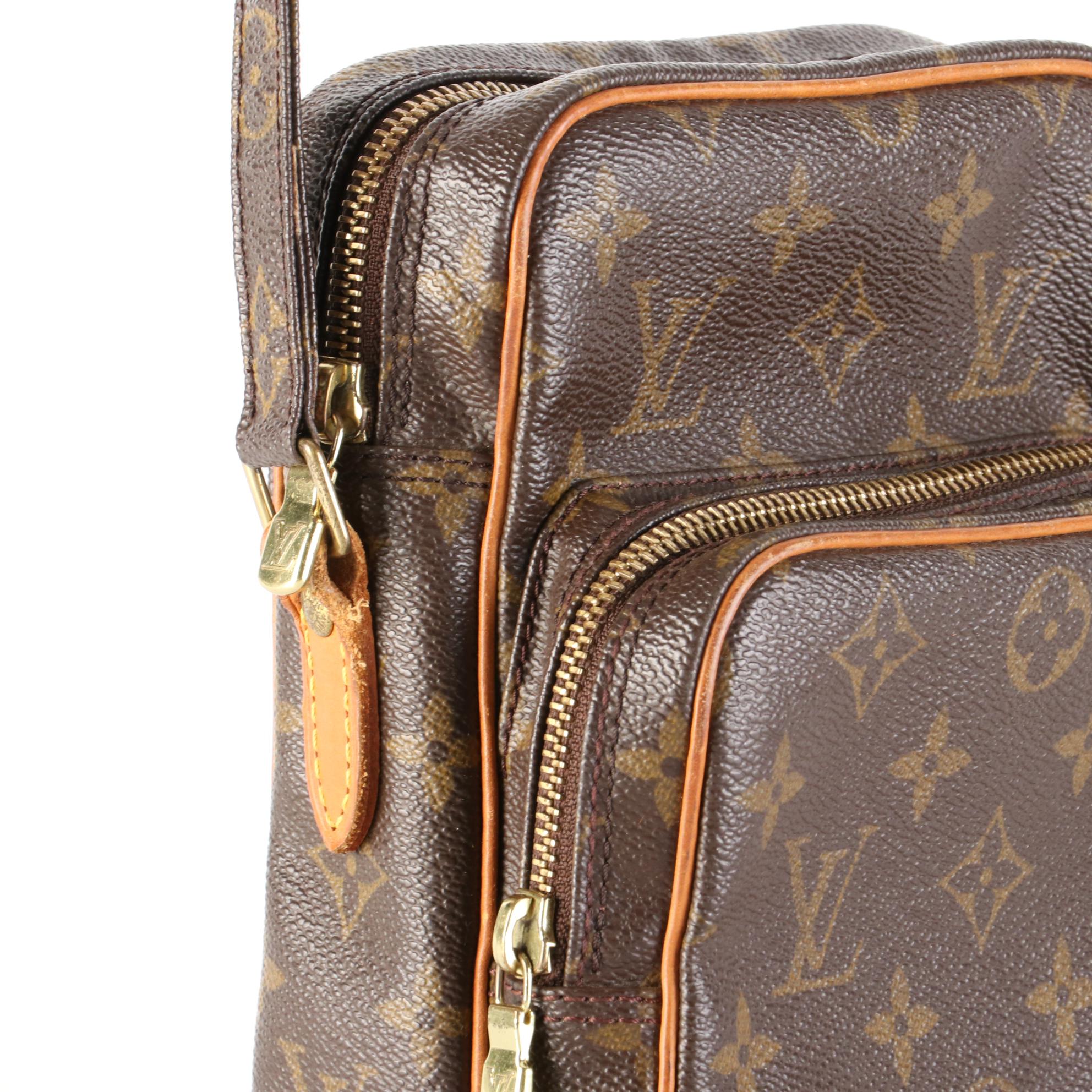 Louis Vuitton Amazone Crossbody Bag in Monogram Canvas and Vachetta