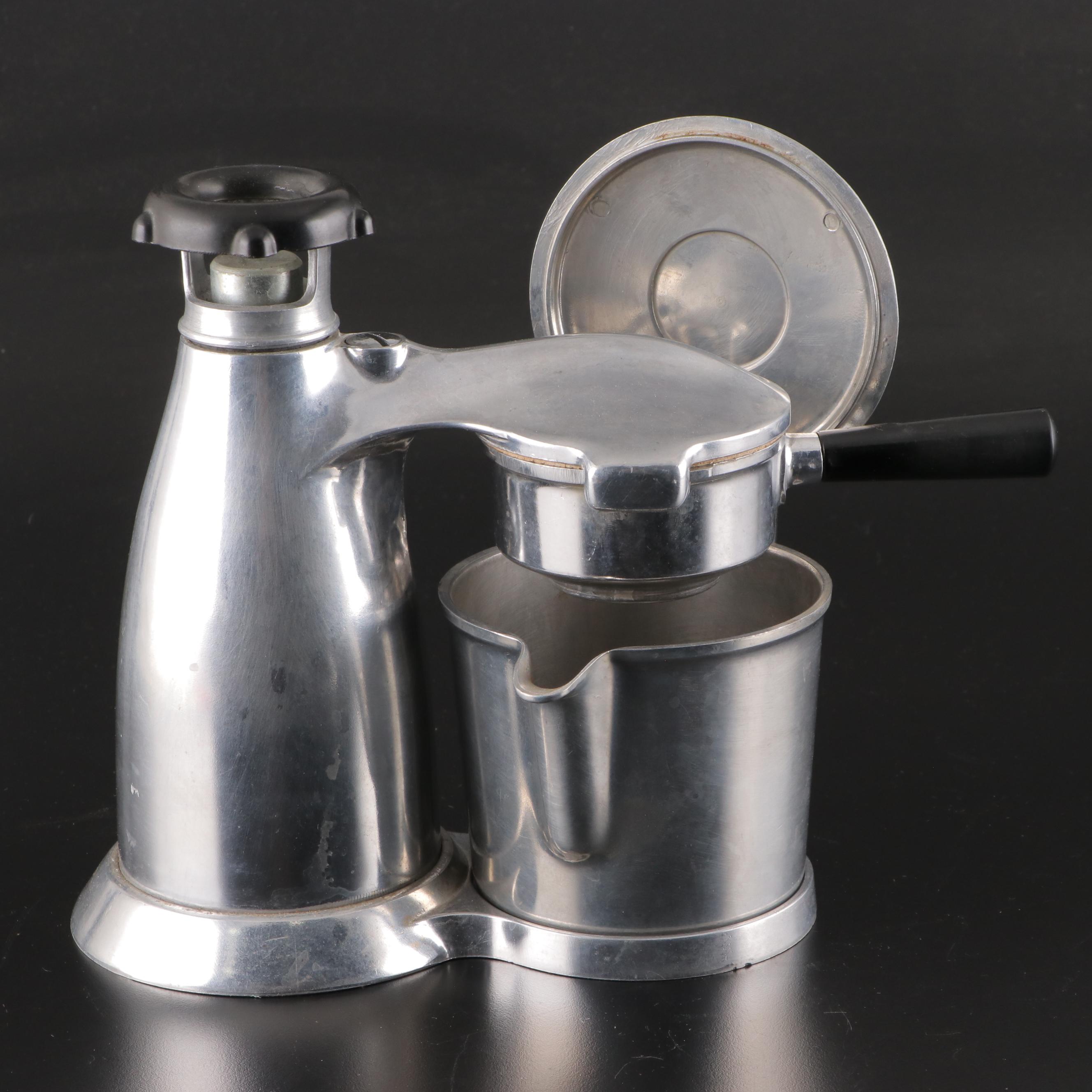 Vesuviana Italian Aluminum Espresso Maker EBTH