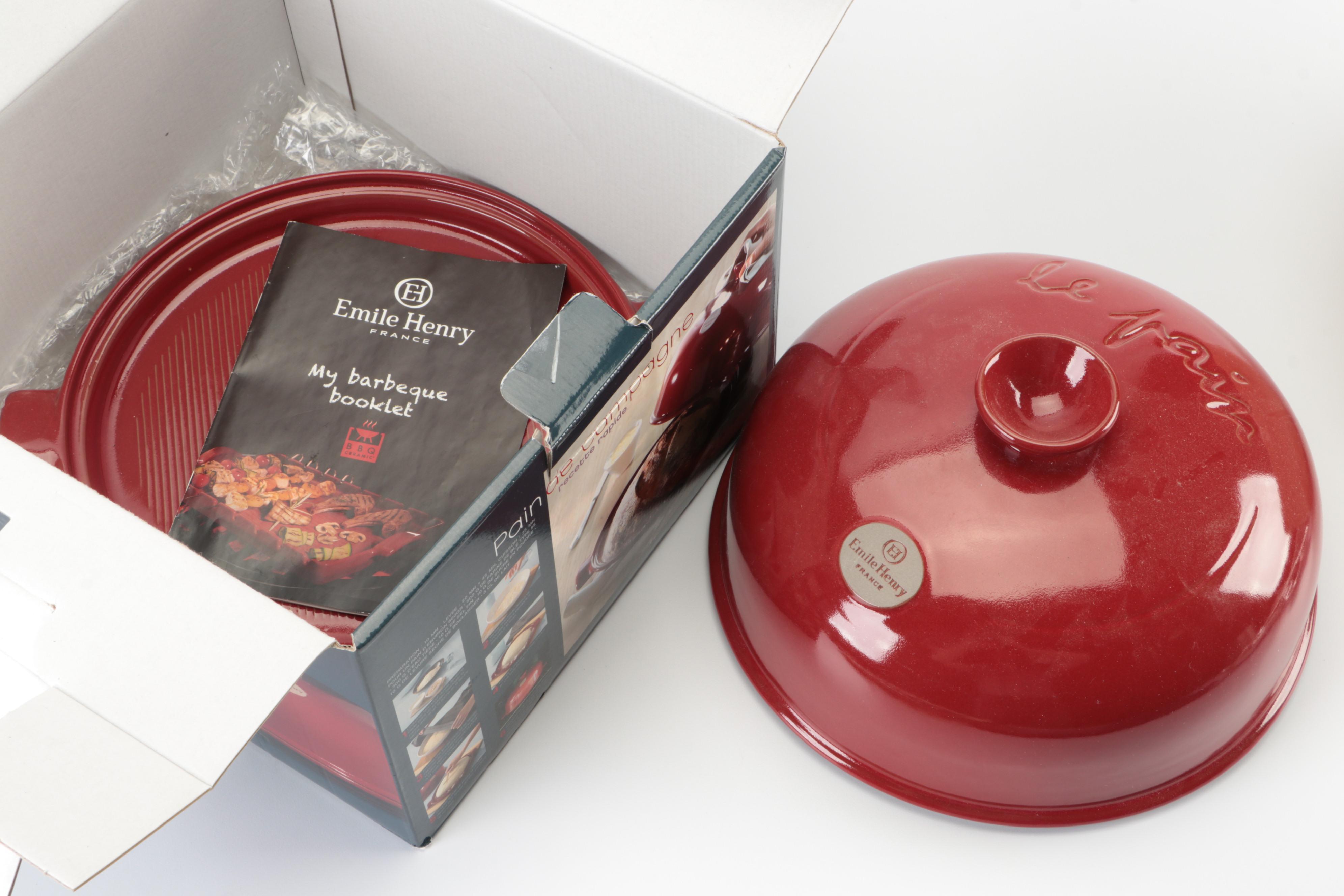 Emile Henry Bread Cloche, Keswick Trays, and Other Baking Molds EBTH