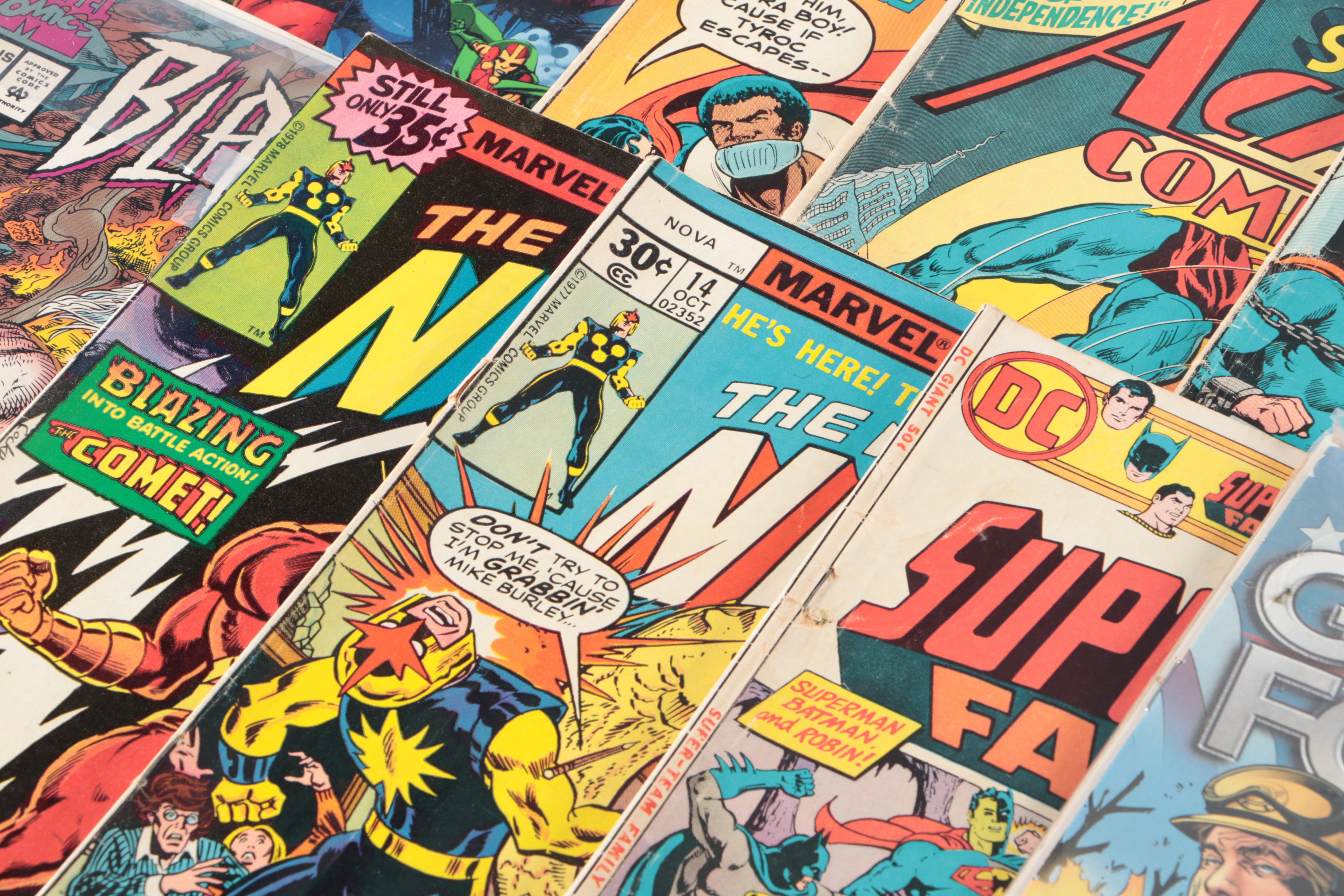 Bronze to Modern Age Comic Books, Amazing SpiderMan, Iron Man, and