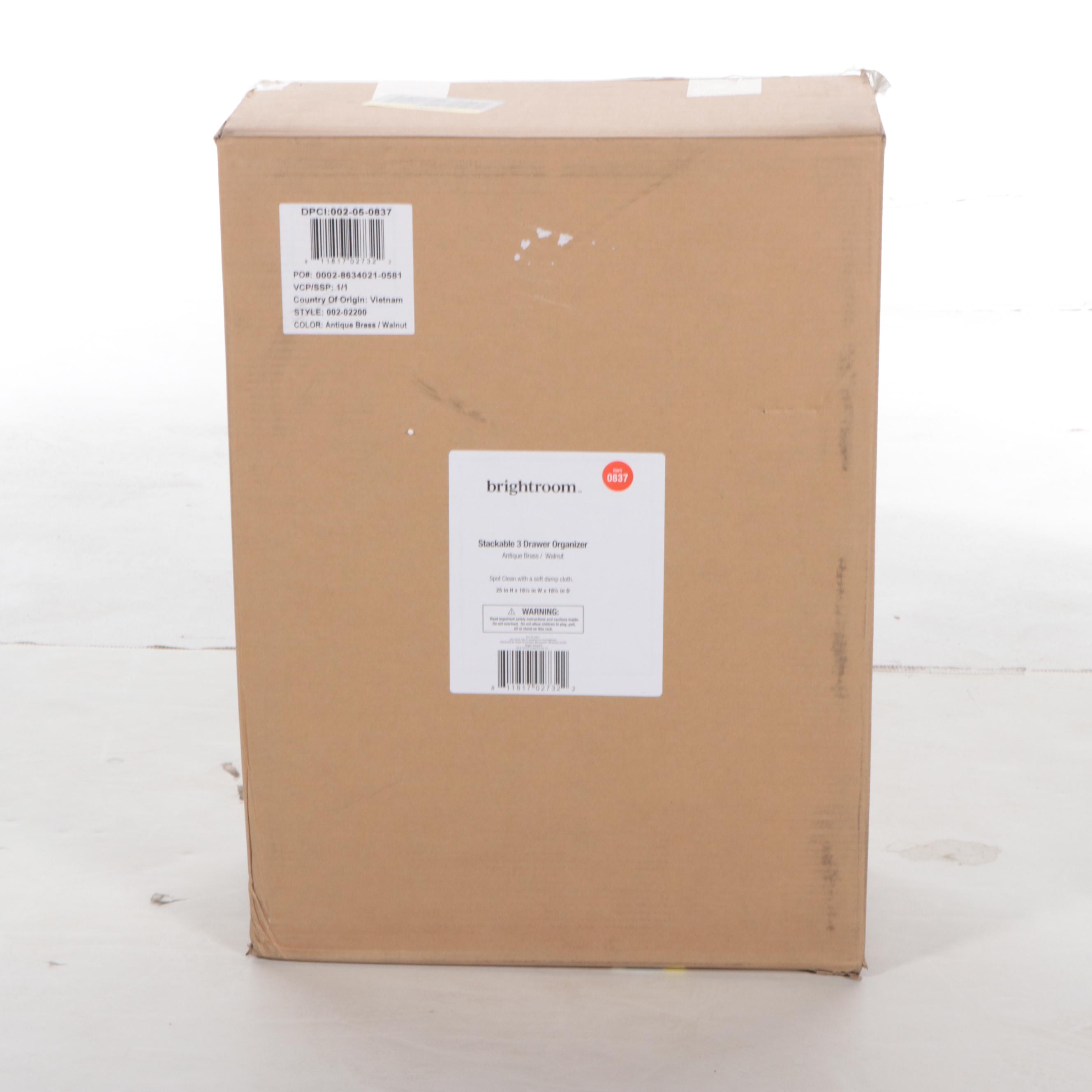 Brightroom 3Drawer Metal Organizer EBTH