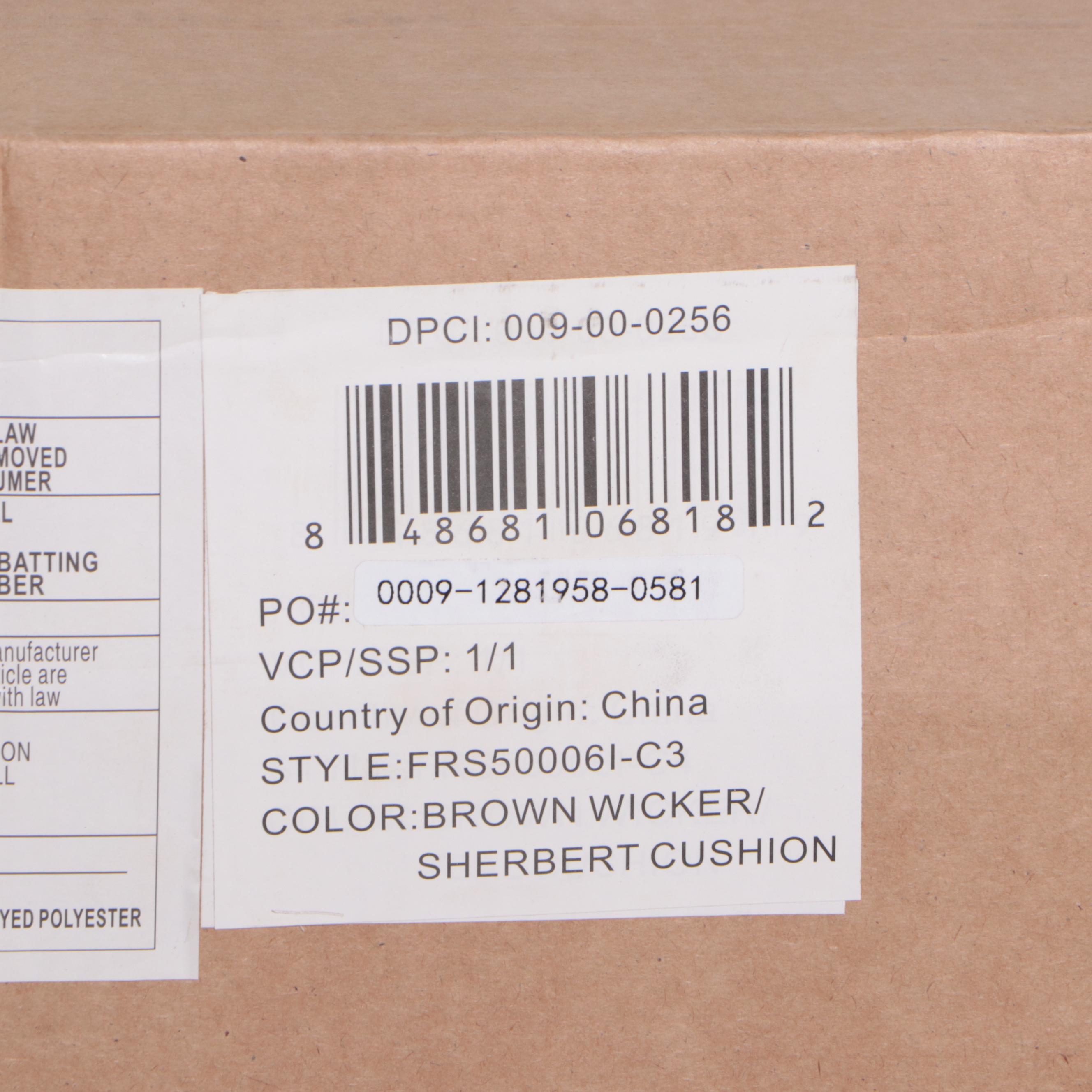 Opalhouse Southport Resin Wicker Patio Egg Chair in Coral EBTH