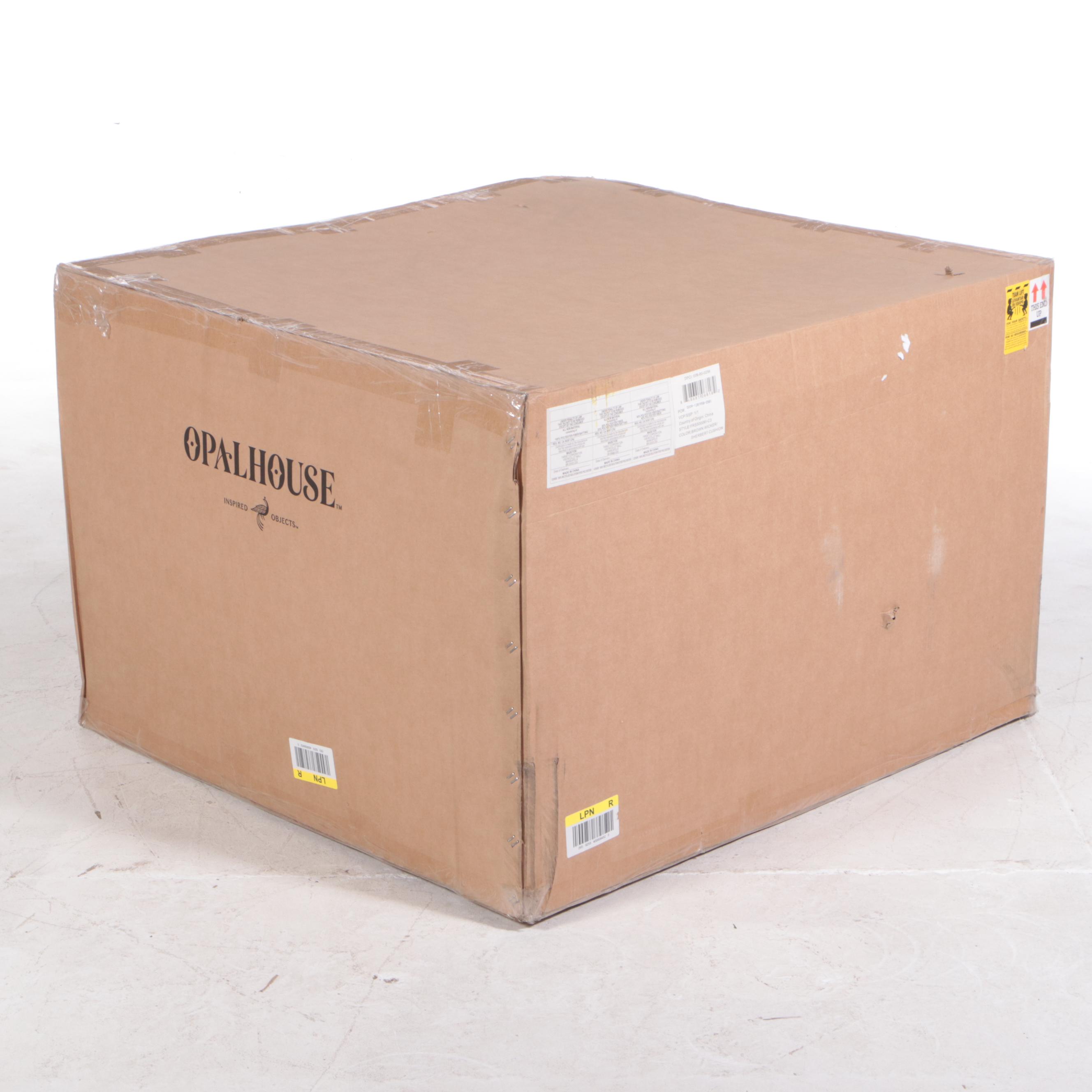 Opalhouse Southport Resin Wicker Patio Egg Chair in Coral EBTH