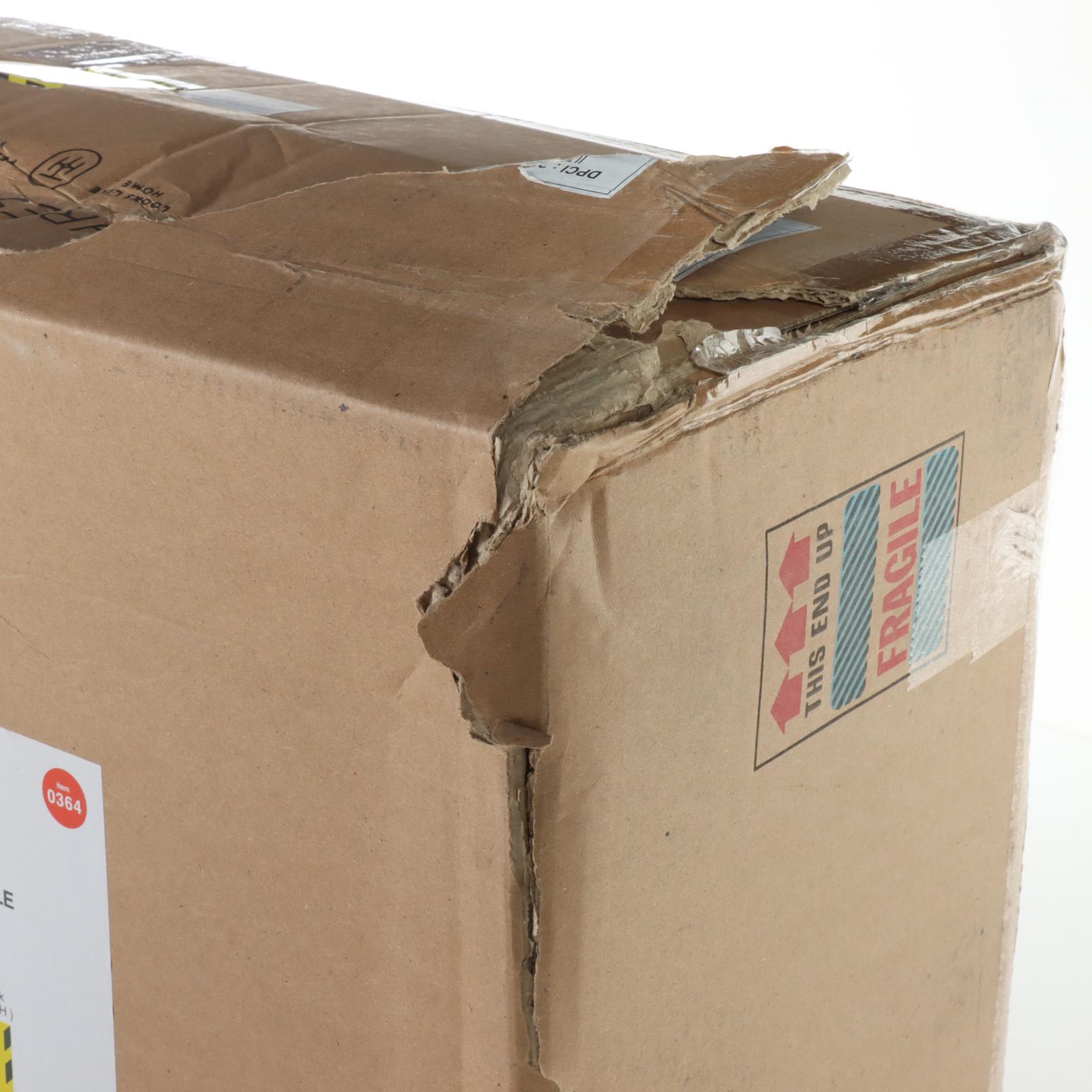 Threshold Portola Hills Caned Door Console With Shelves EBTH