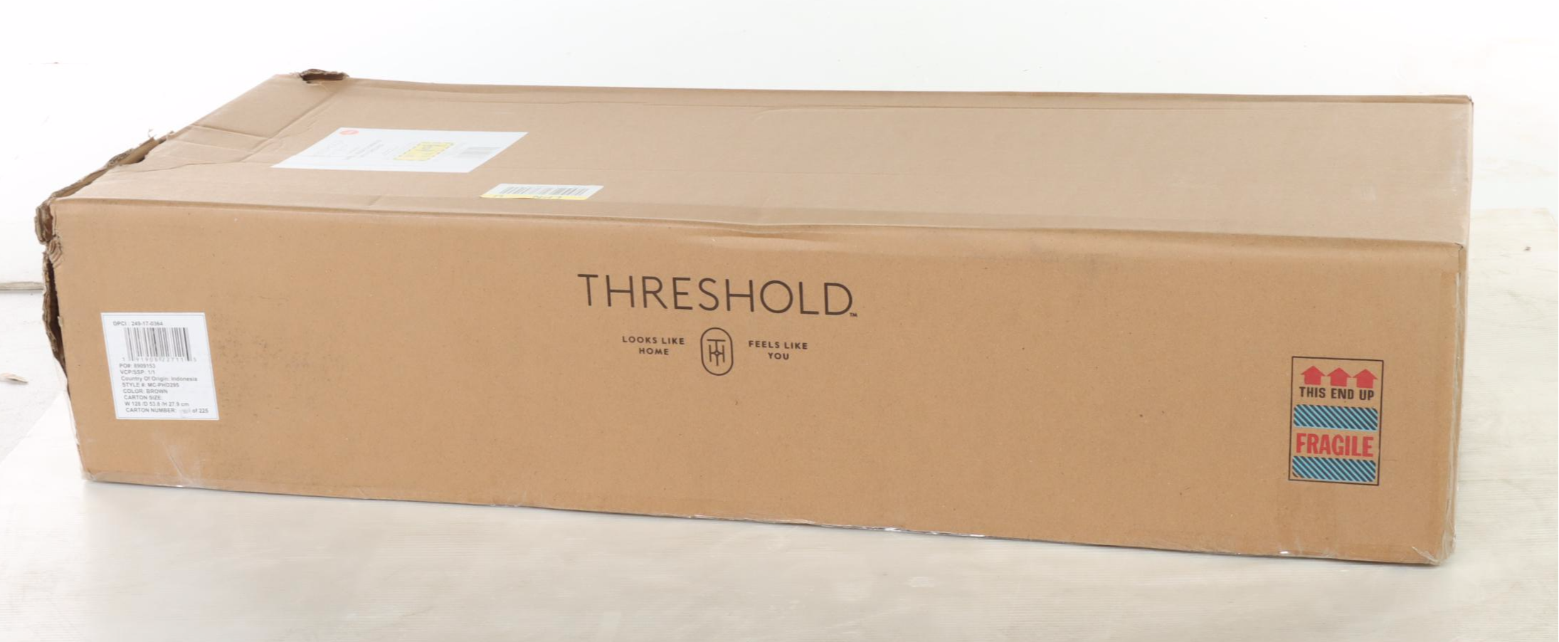 Threshold Portola Hills Caned Door Console With Shelves EBTH