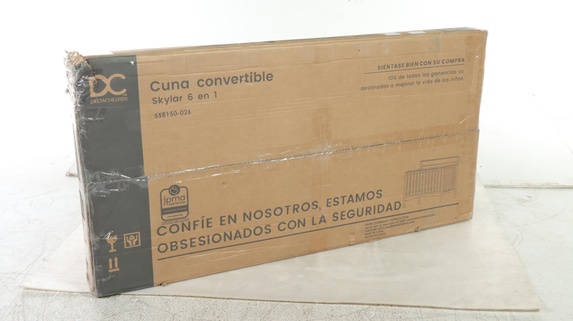 Delta Children Skylar 6in1 Convertible Crib EBTH