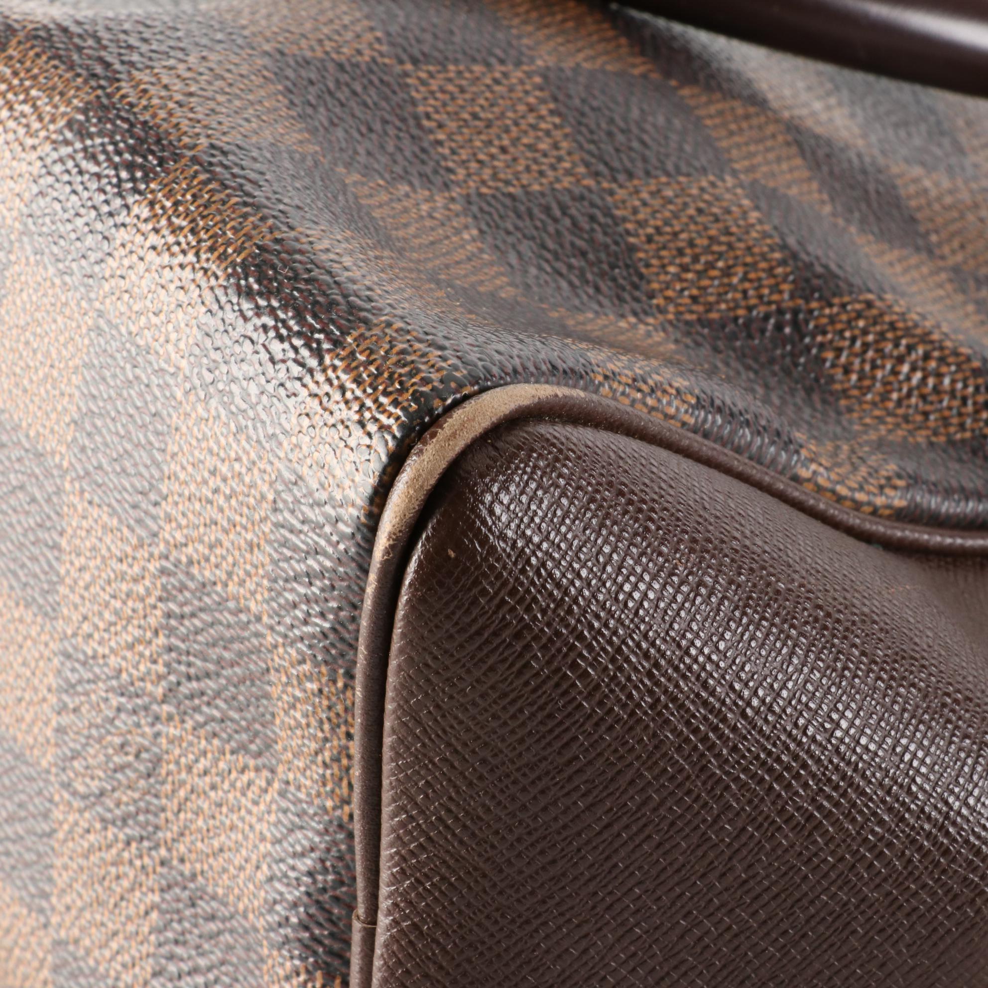 Louis Vuitton Brera Top Handle Bag in Damier Ebene Canvas EBTH