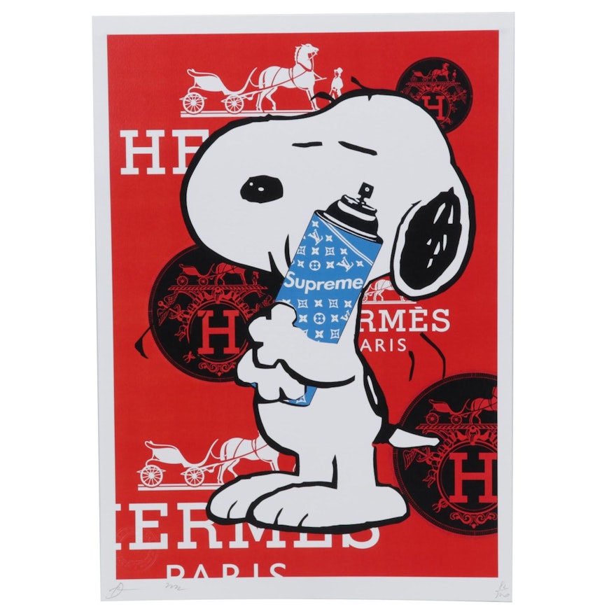 Death NYC Digital Pop Art Print "Snoopy," 2022