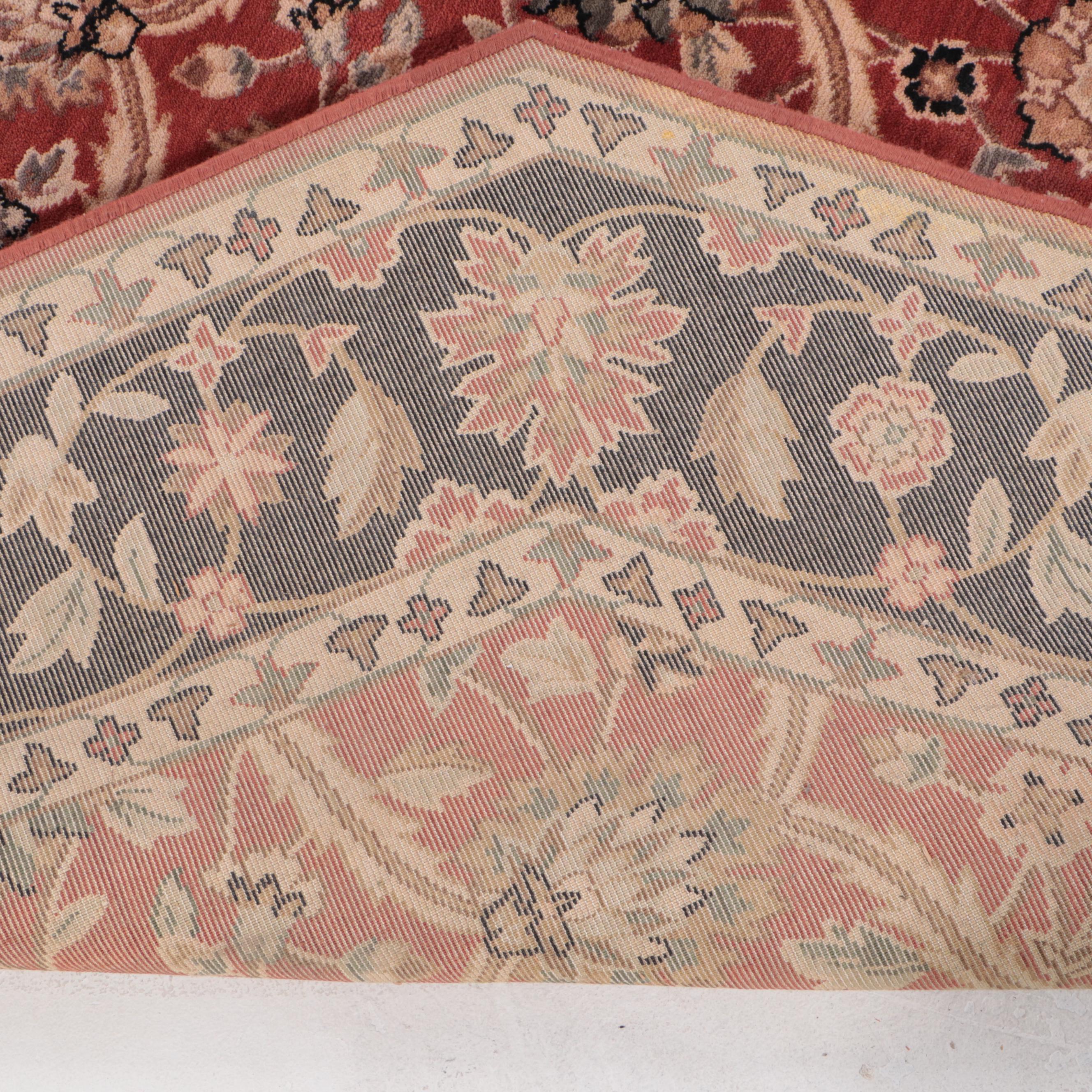 8' Round Machine Made Persian Style Octagonal Area Rug EBTH