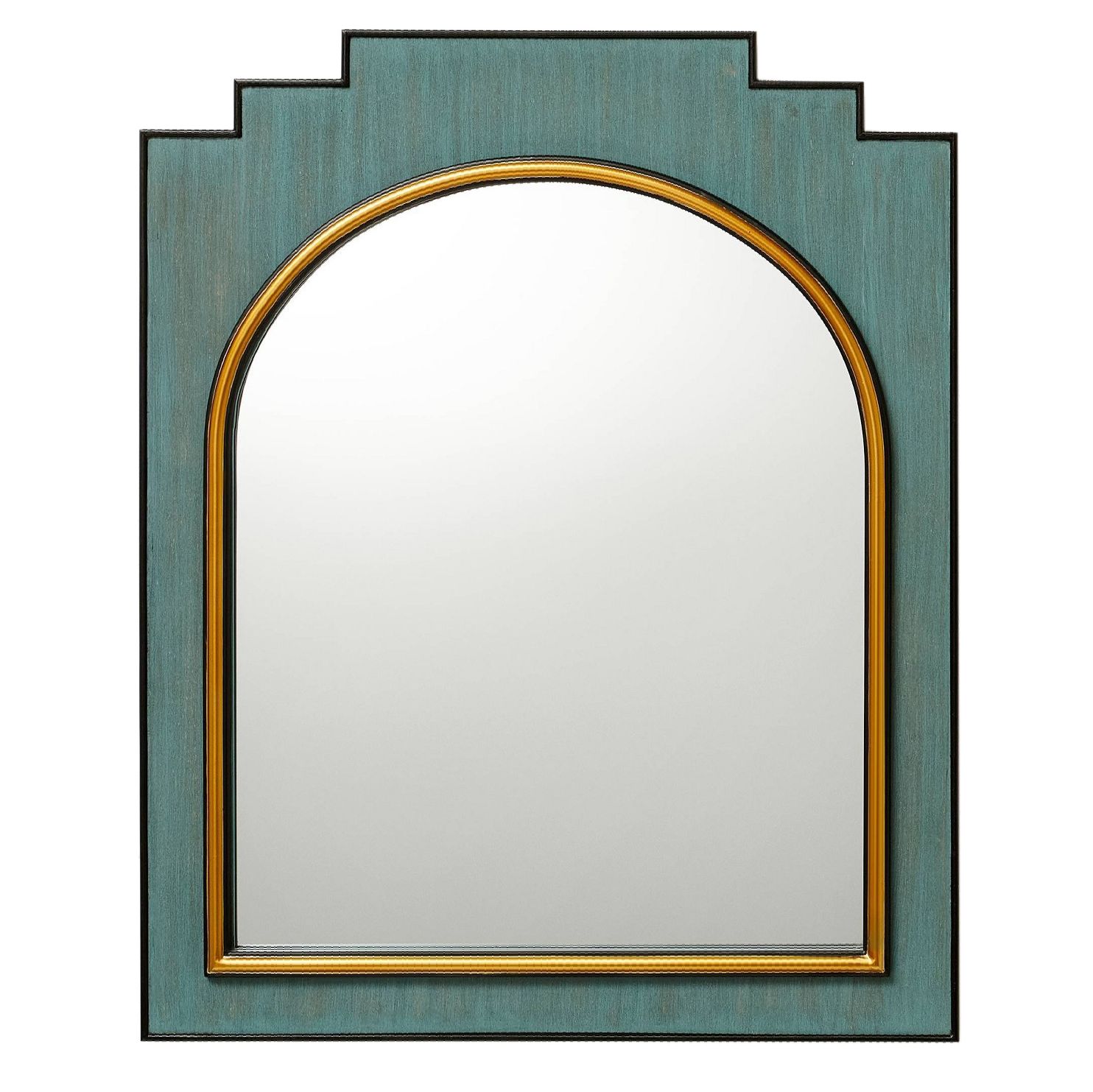 Opalhouse with Jungalow Wood and Brass Wall Mirror EBTH
