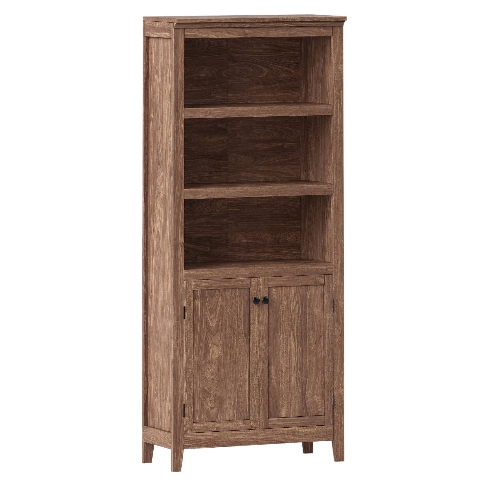 Threshold 72" Carson 5 Shelf Bookcase with Doors EBTH