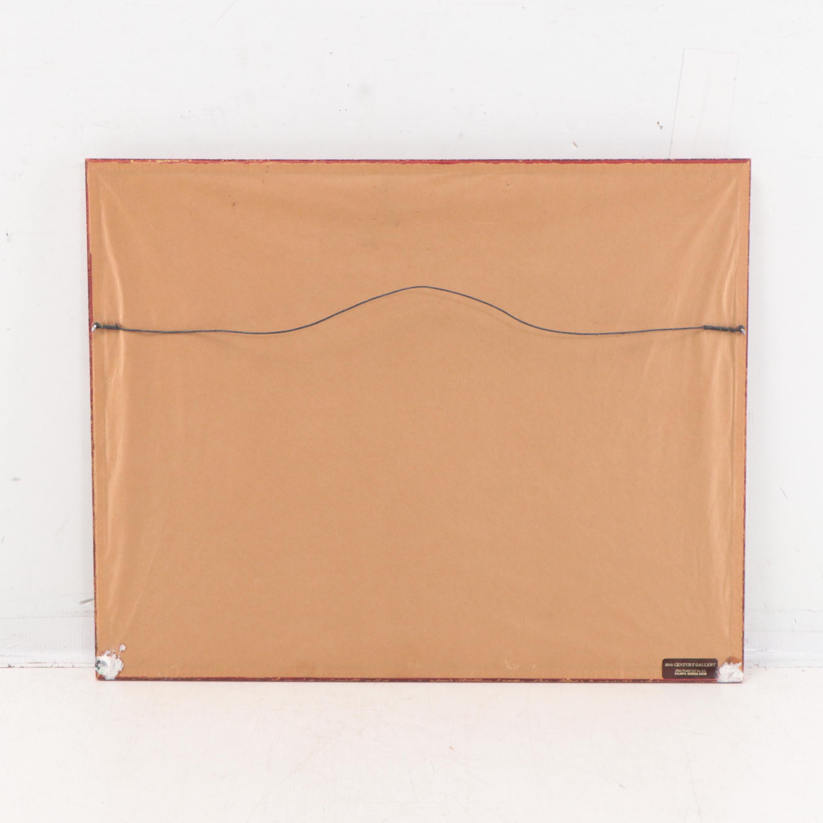 HandColored Wood Engraving of Memorial Day Ceremony, 1879 EBTH