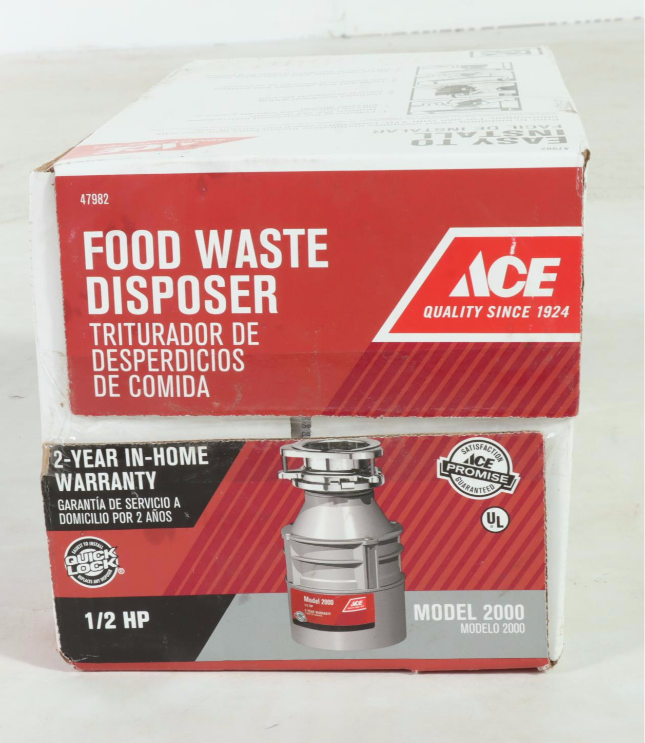 Ace Hardware Model 2000 Food Waste Garbage Disposer EBTH