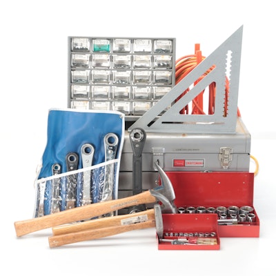 Craftsman Toolbox With Other Hand Tools and Tool Storage