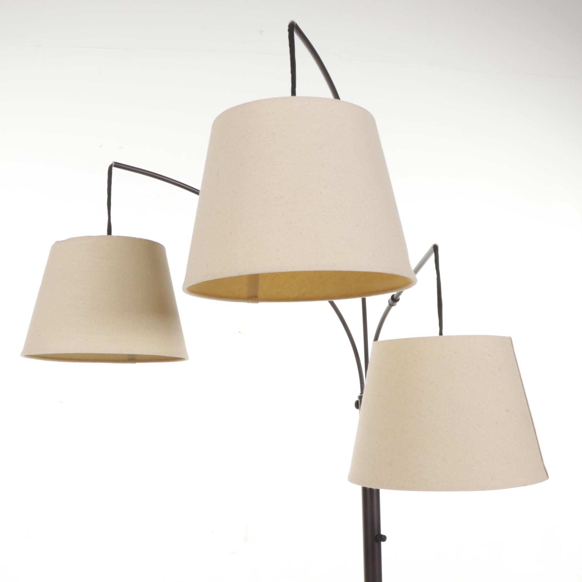 Homedex ThreeArm Hanging Floor Lamp, 21st Century EBTH