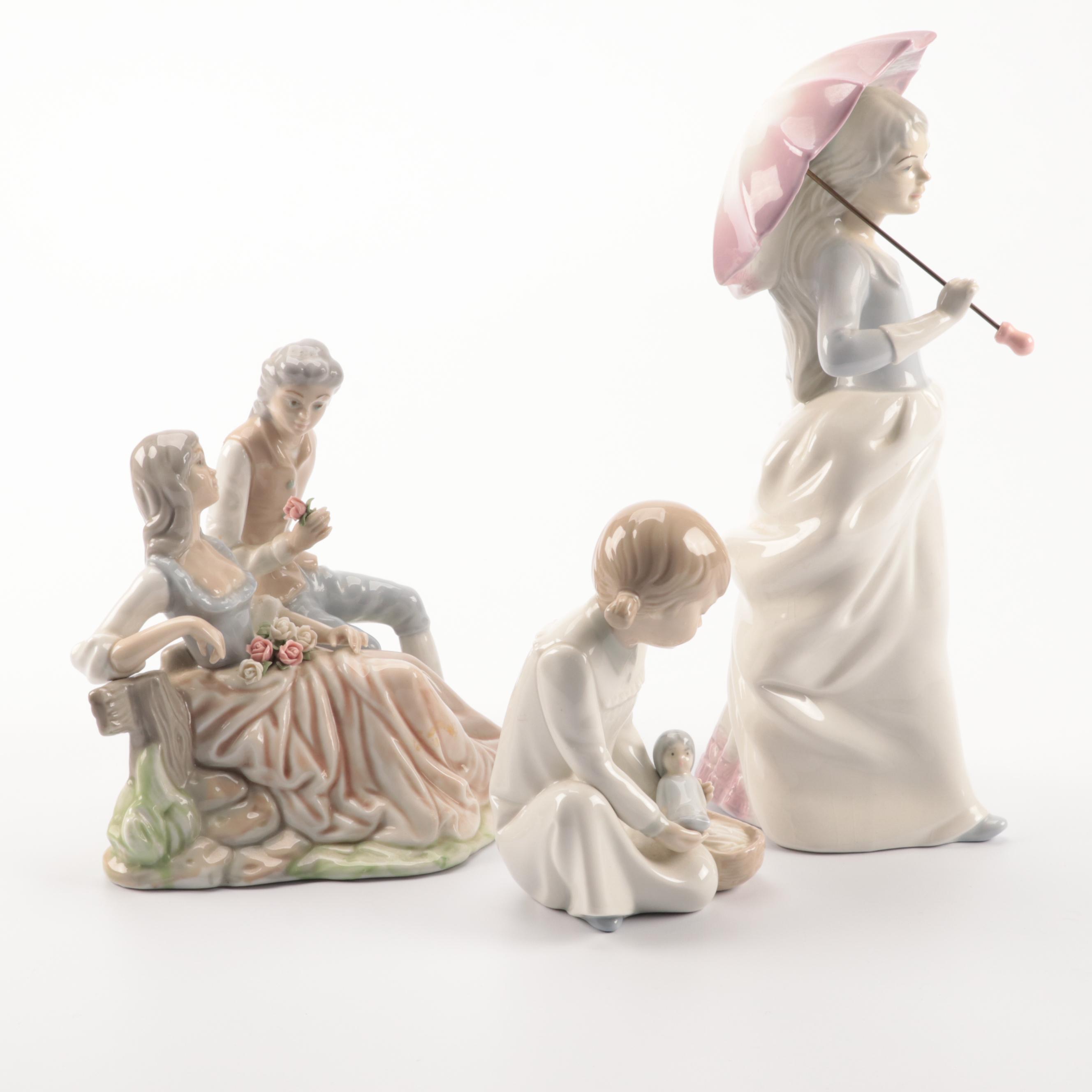 Tengra, Zaphir and Porcegama Spanish Porcelain Figurines EBTH