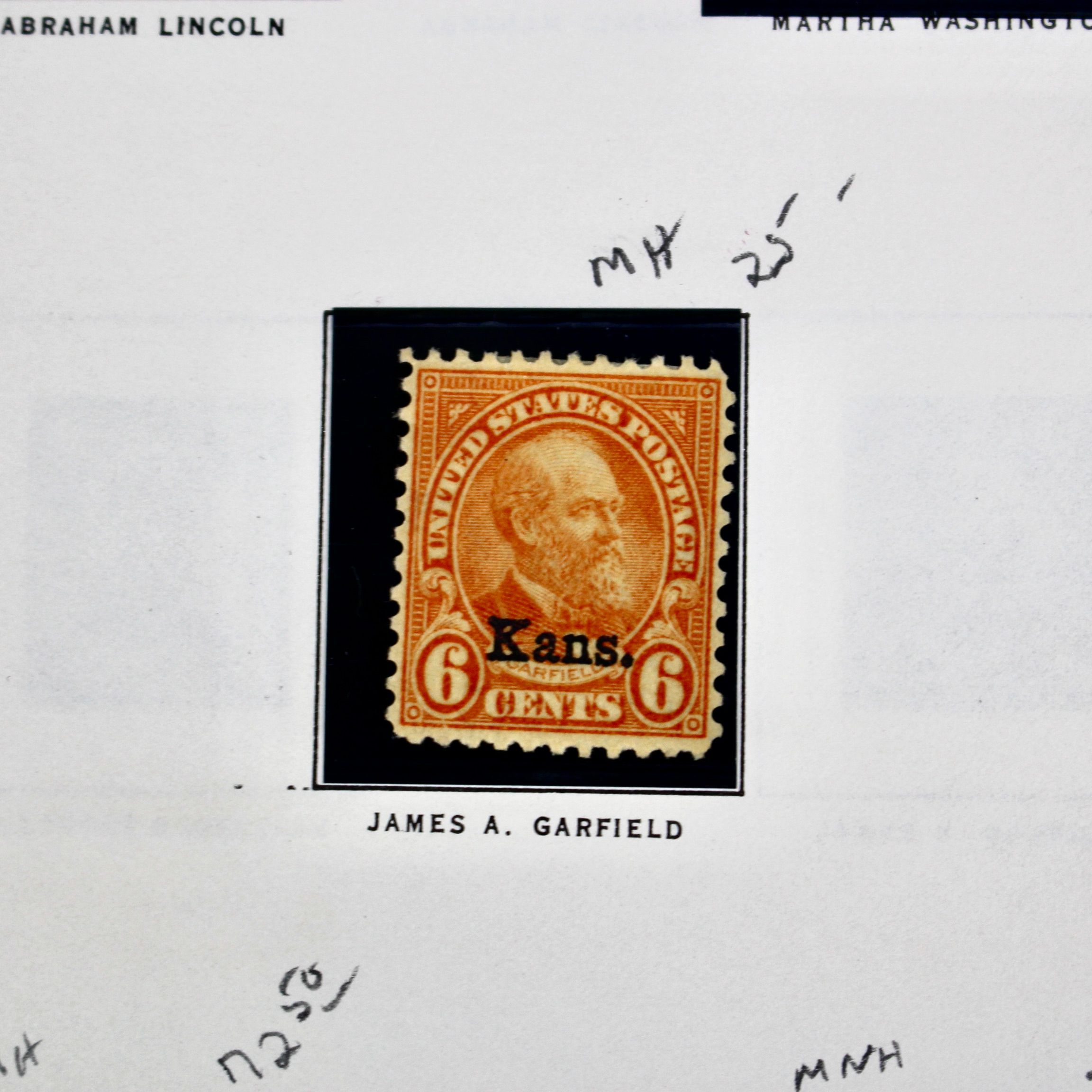 Thirteen Mint Condition 1929 Kansas and Nebraska Overprint Postage