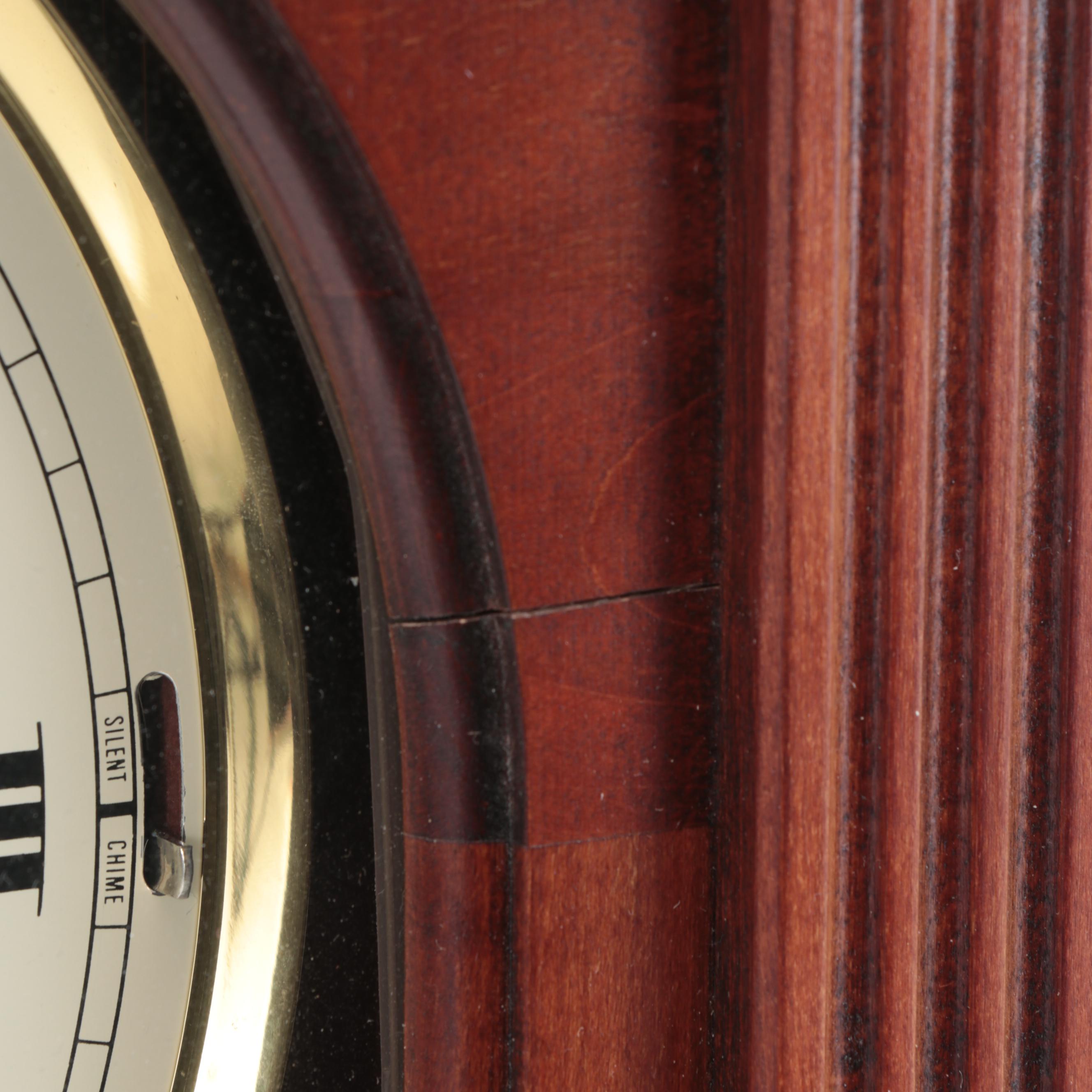 Howard Miller "Alcott" Windsor Cherry Finish Westminster Chime Wall