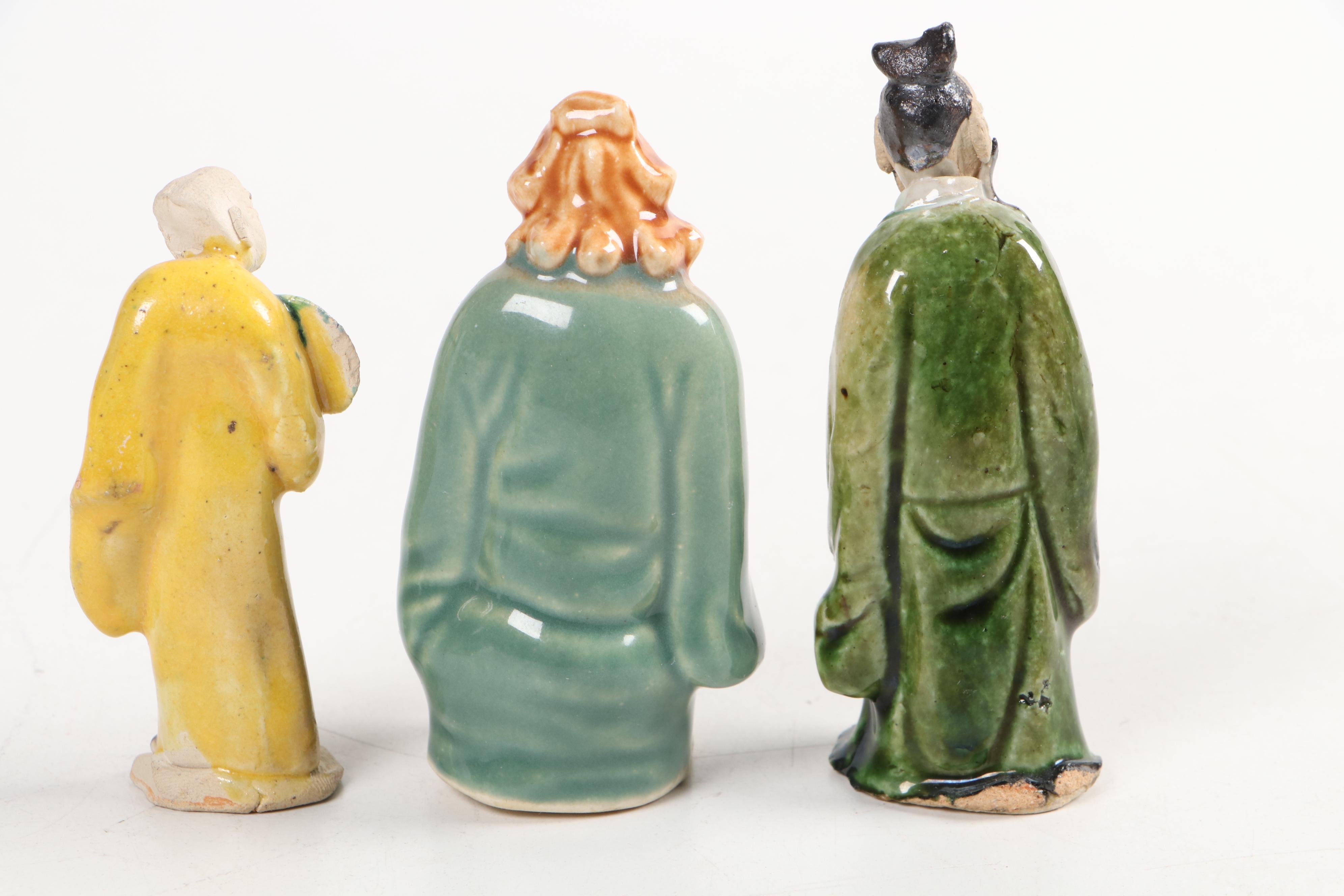 Chinese Cloisonné and Enameled Décor with Ceramic Figurines EBTH