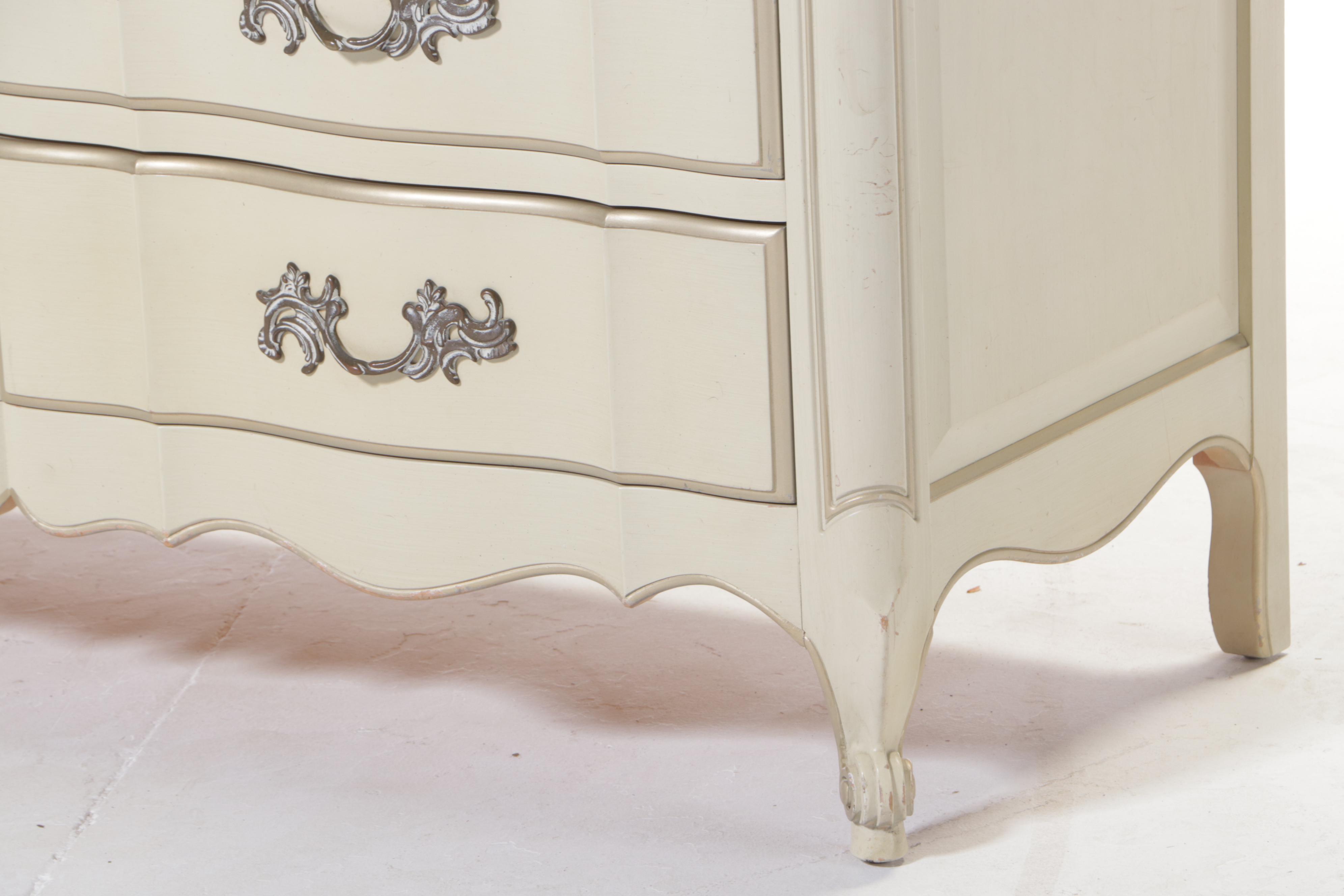 Dixon-Powdermaker &ldquo;Orleans Collection&rdquo; Painted and Parcel-Gilt Six