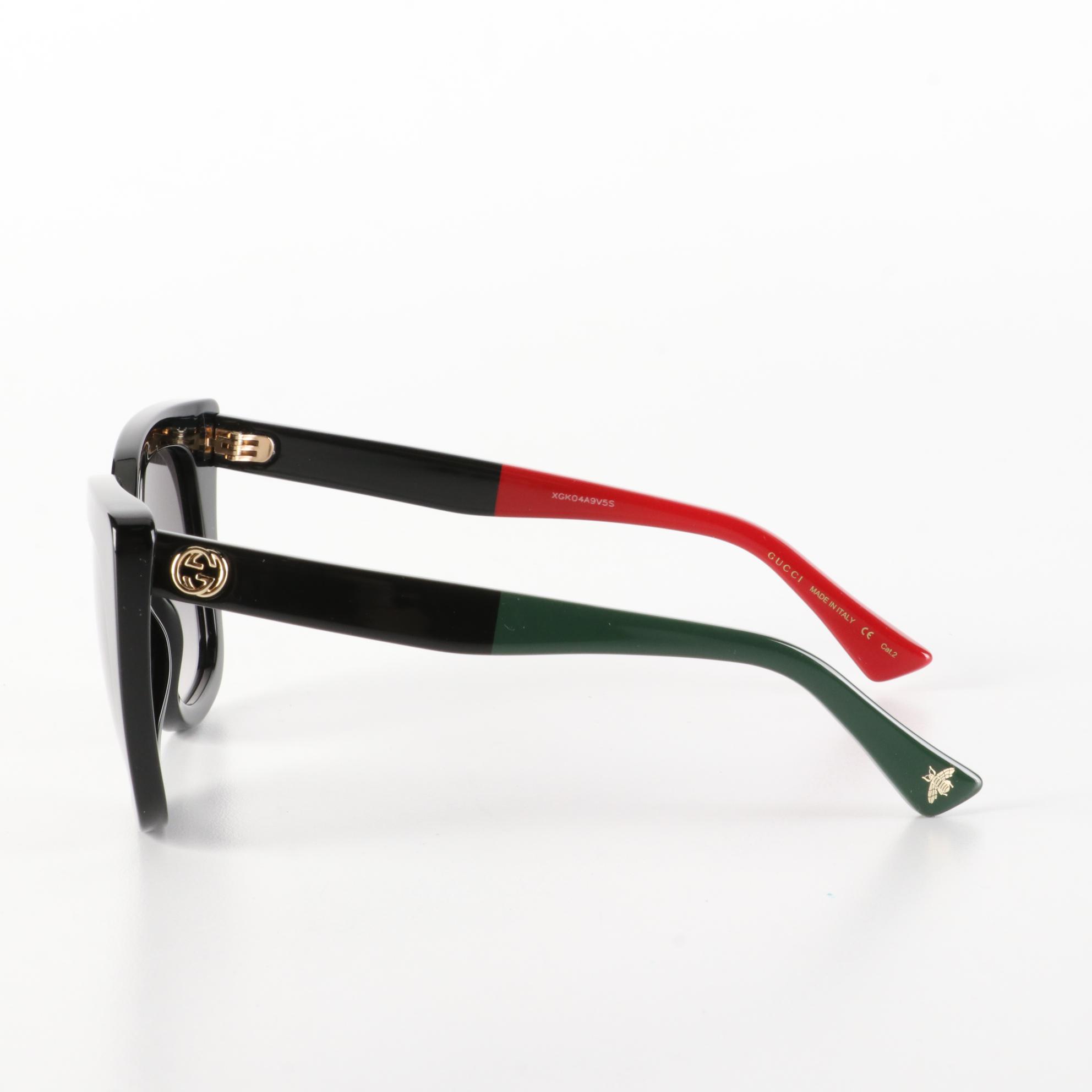 gucci gg0163s black 001 51mm