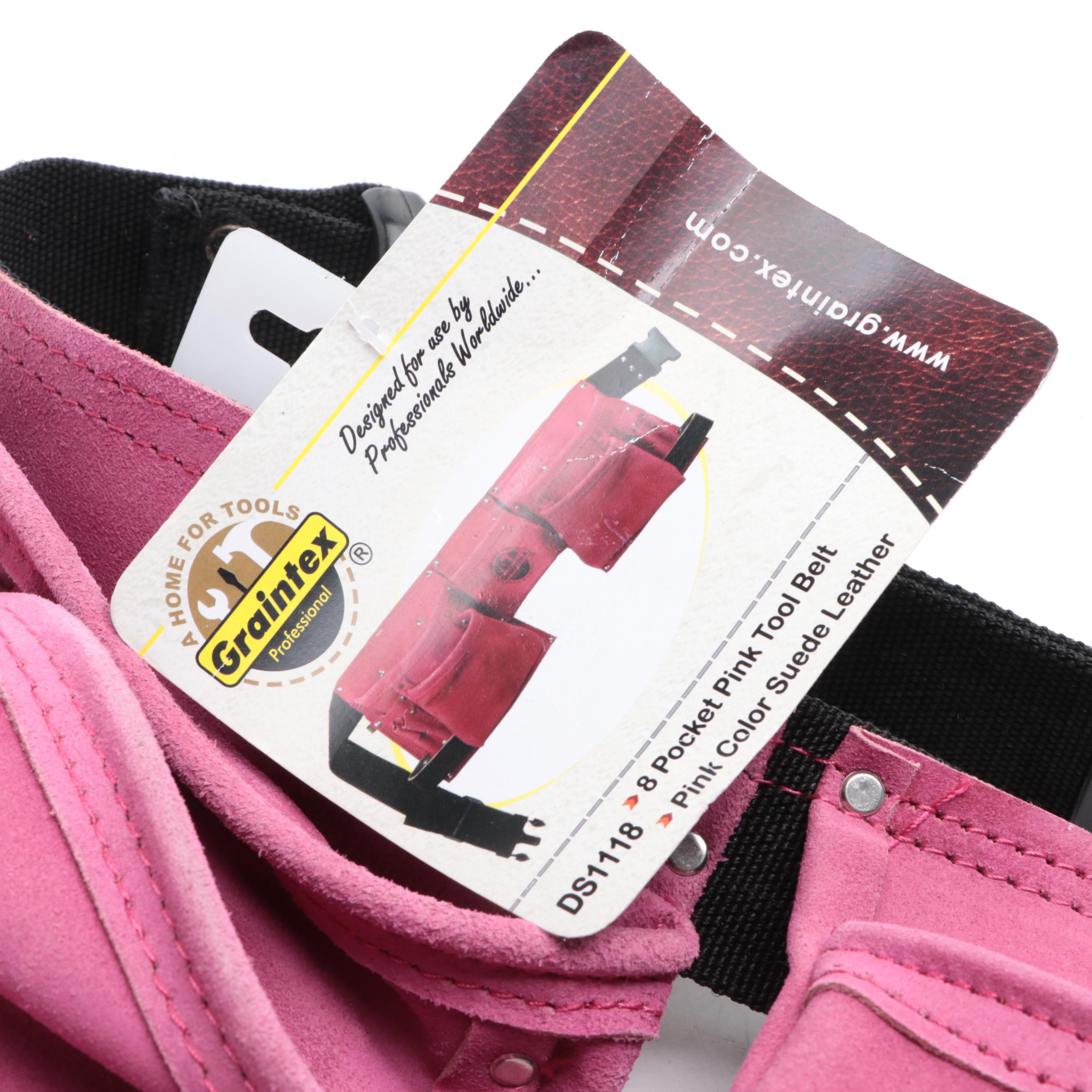 Graintex Pink Leather Tool Storage Belts EBTH