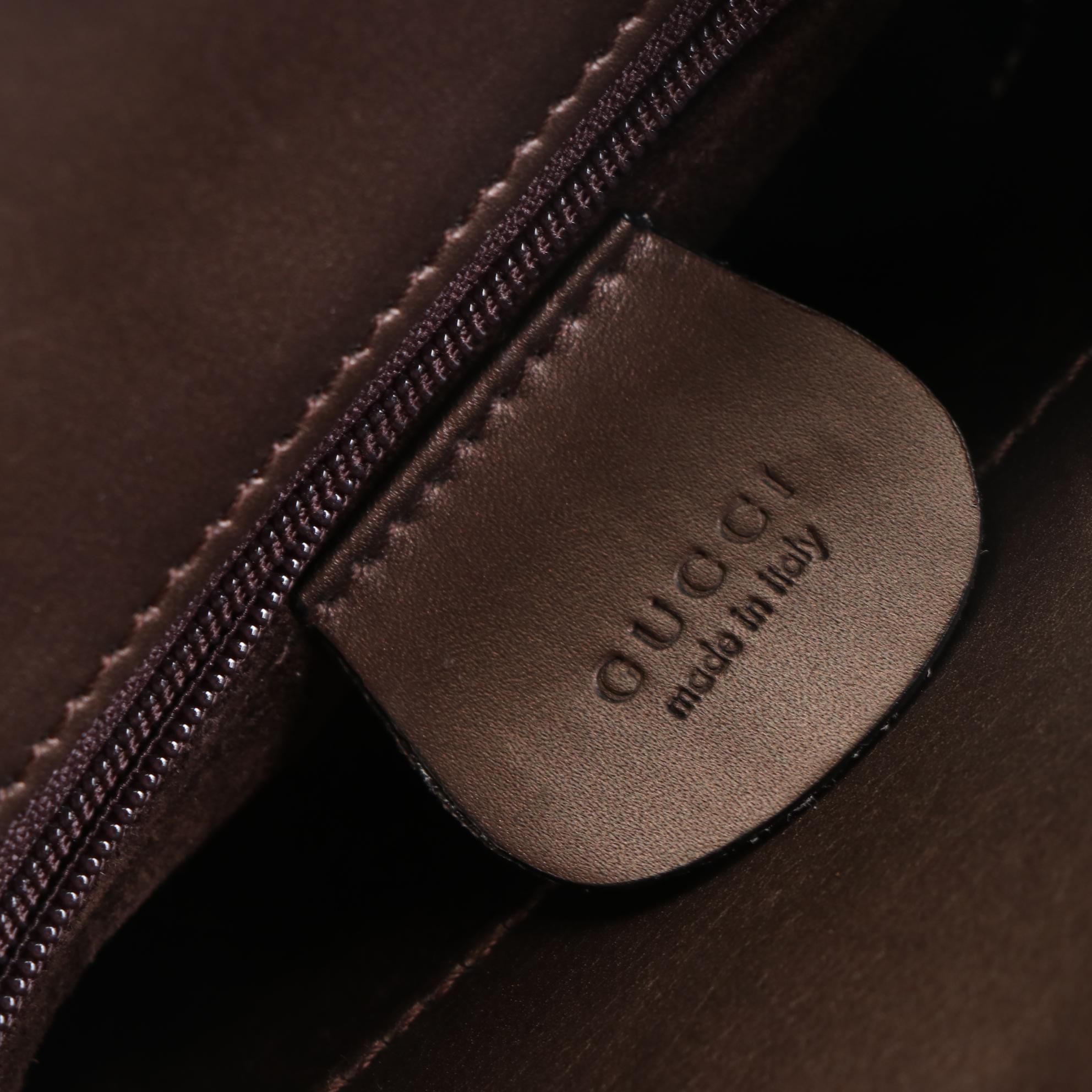 Gucci Leather Handbag with Retractable Handles EBTH