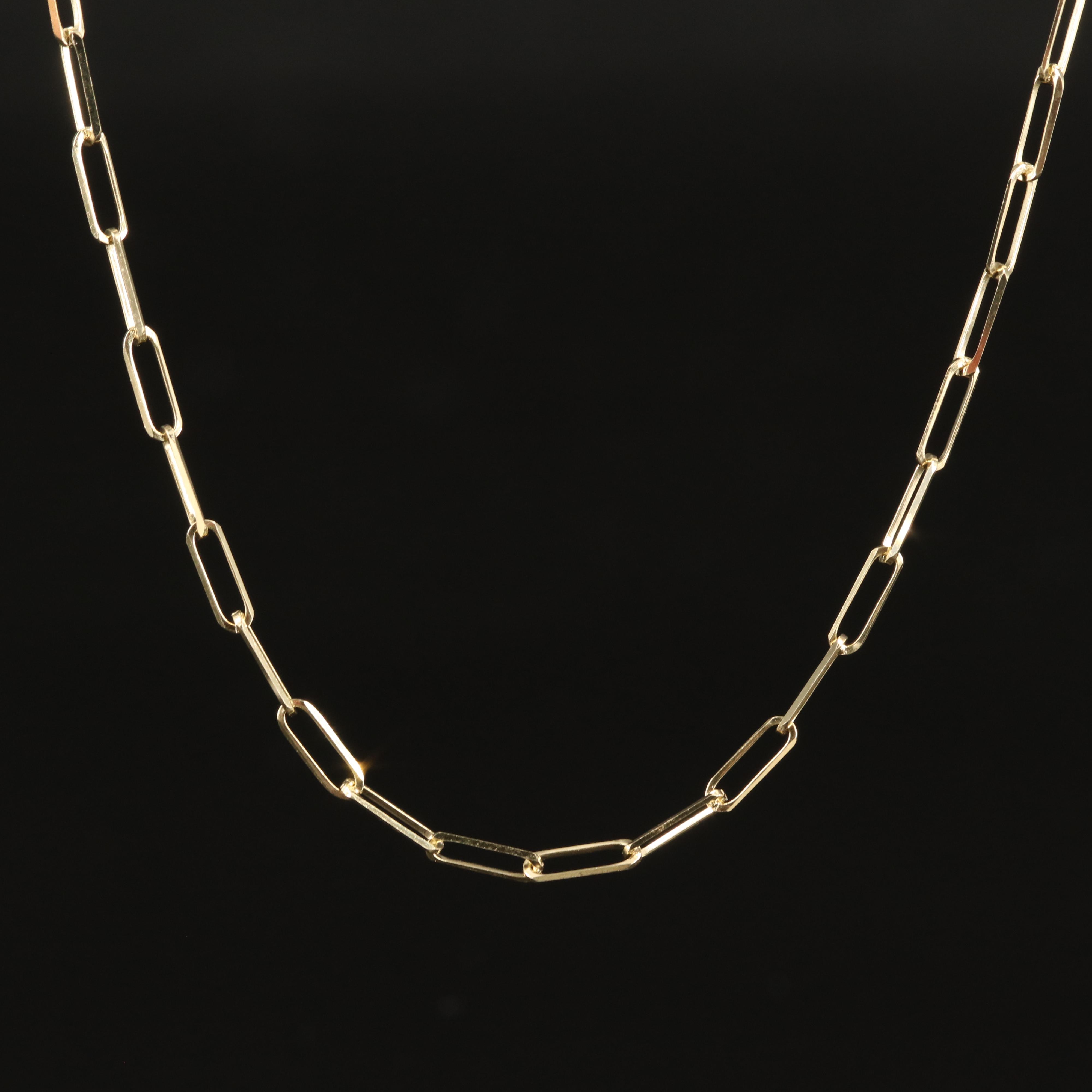 14k-paper-clip-chain-necklace-ebth