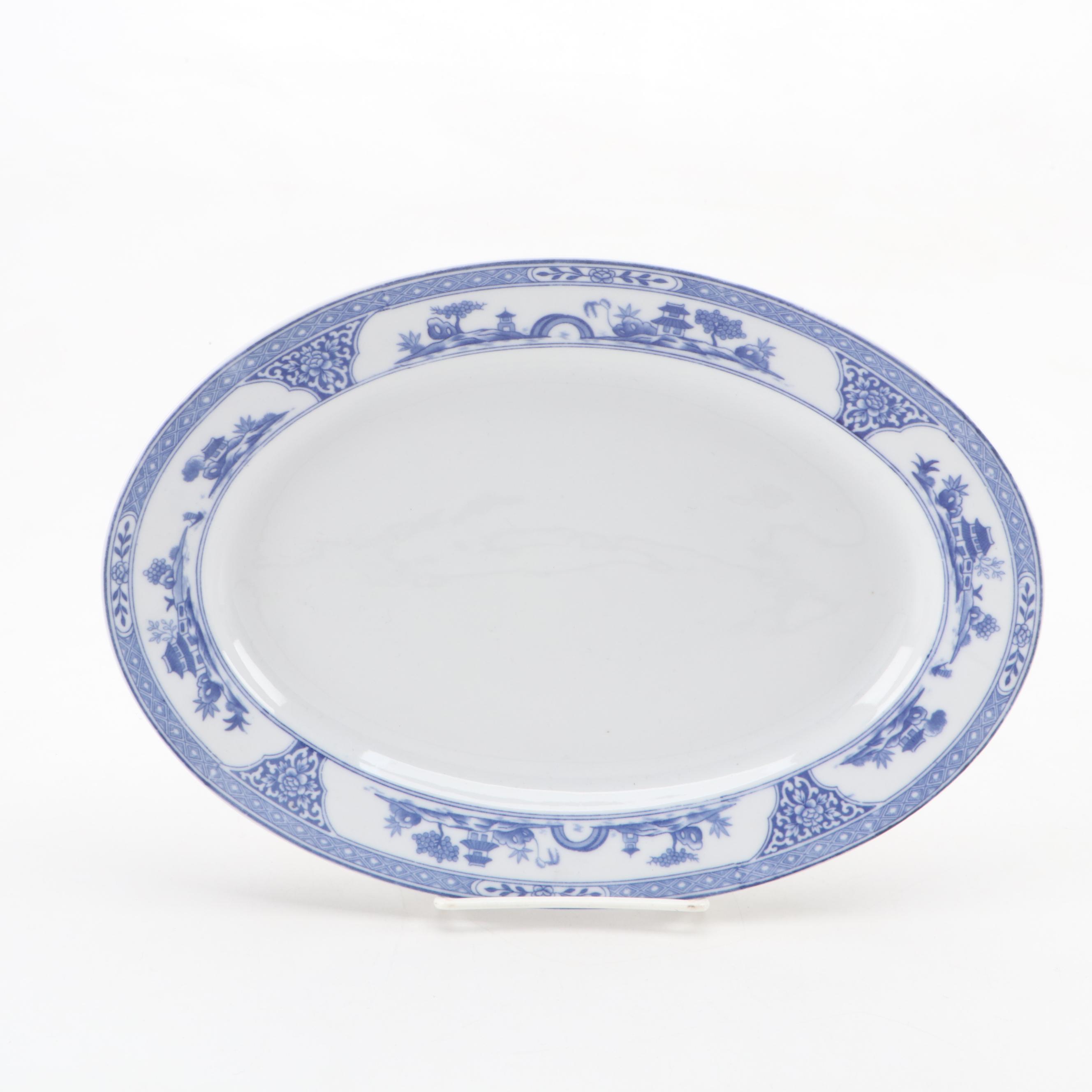 Royal Sometuke Blue and White Porcelain Dinnerware, circa 1906 EBTH