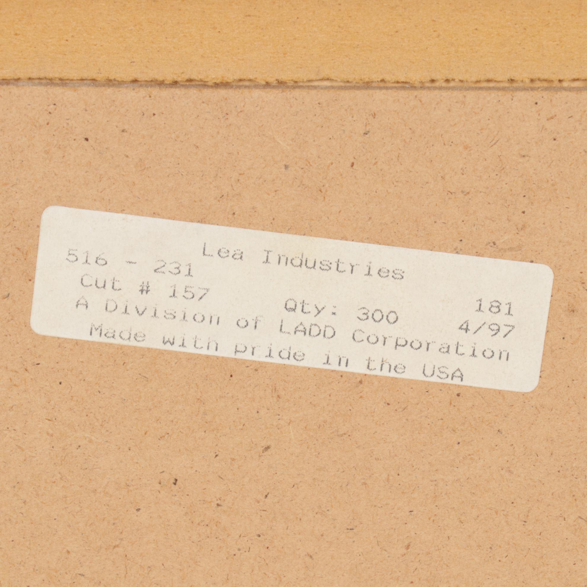 Lea Industries White Finished Chest of Drawers, Late 20th Century EBTH