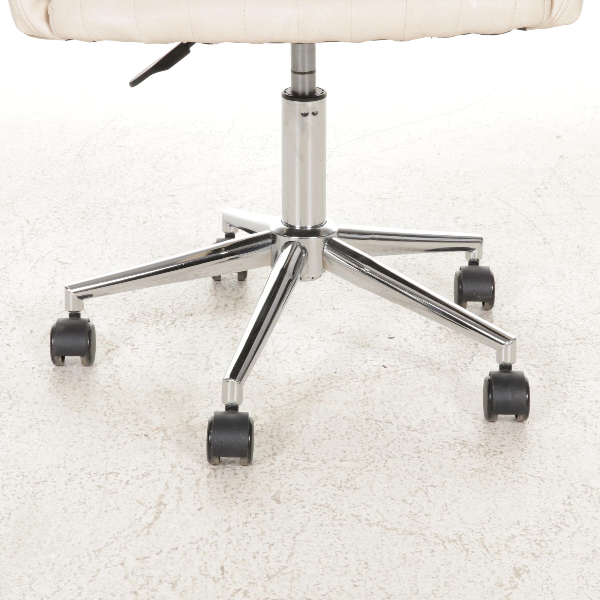 Anji Guotai Modernist Faux Leather Upholstered Office Chair, 21st