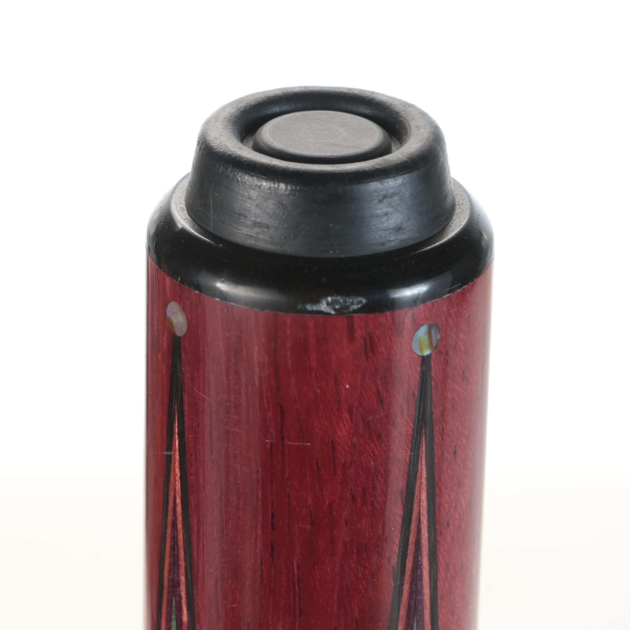 Dave Kikel KQ Cocobolo and Abalone Inlay Pool Cue | EBTH