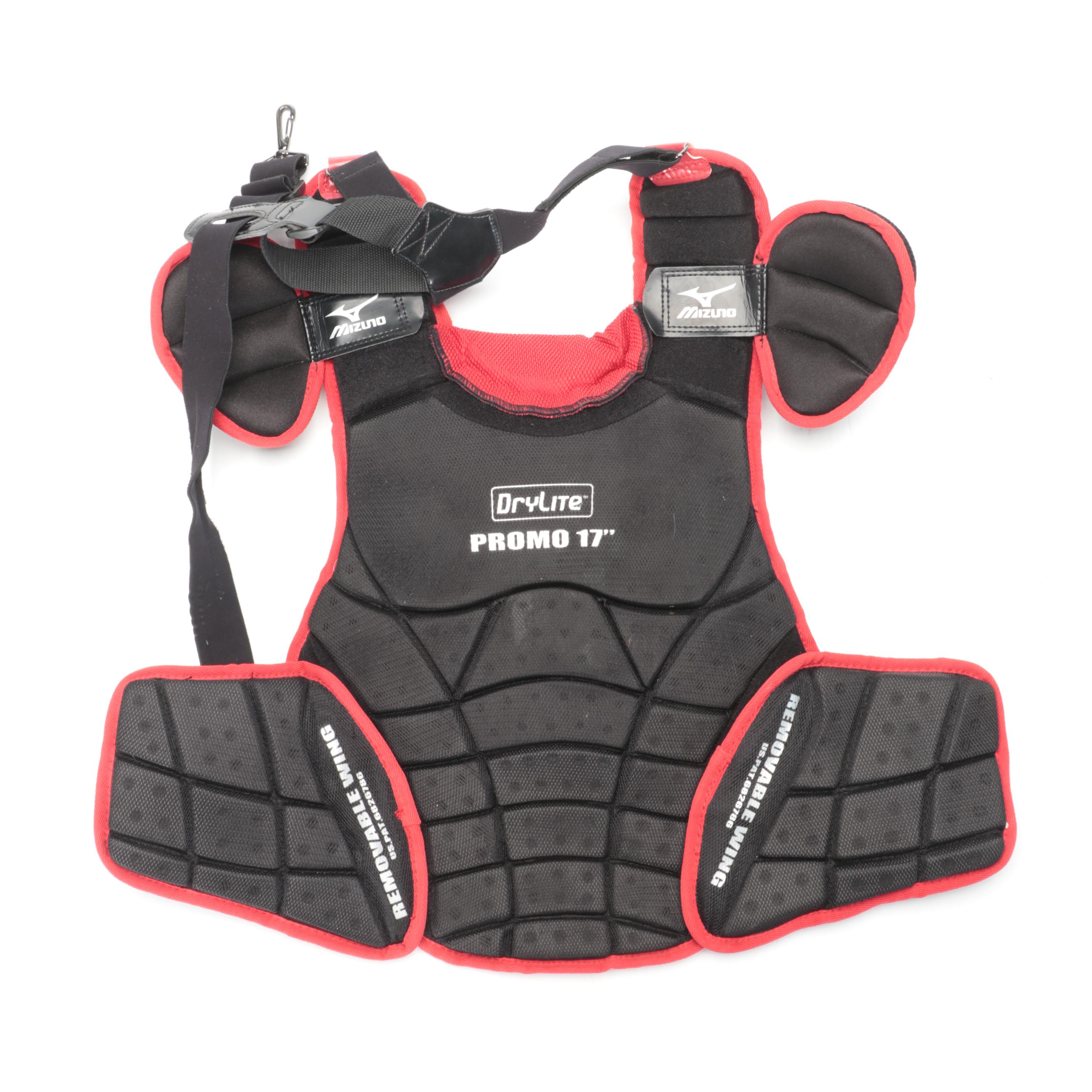 Devin Mesoraco Signed Game Used Cincinnati Reds Chest Protector and Leg