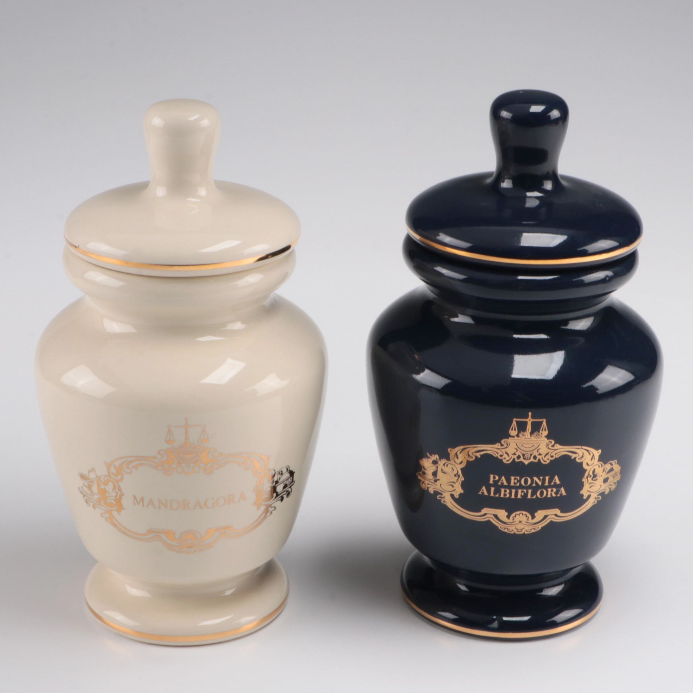 Ceramic Apothecary Style Jars | EBTH
