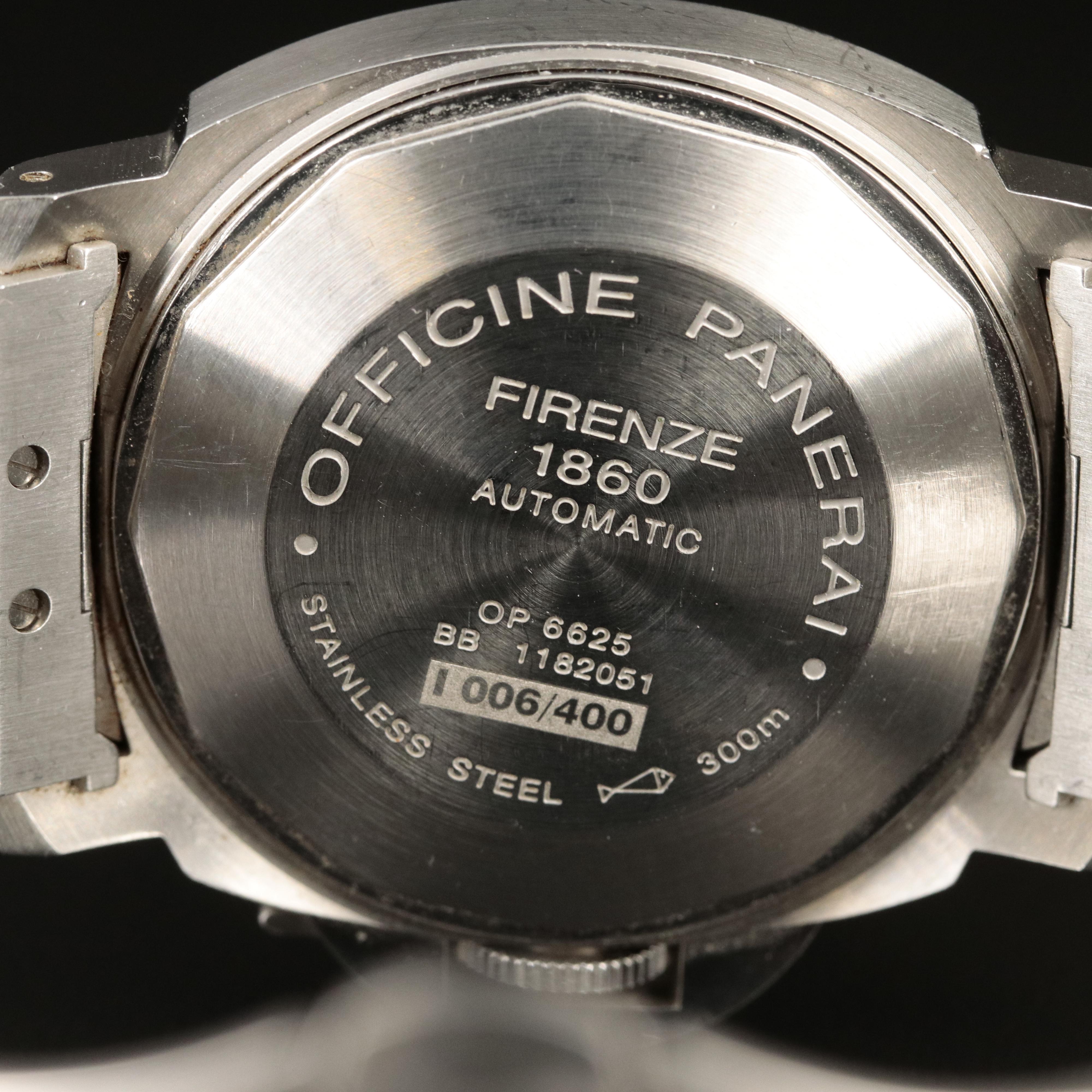 2006 Panerai Luminor Marina Blue Dial Wristwatch | EBTH